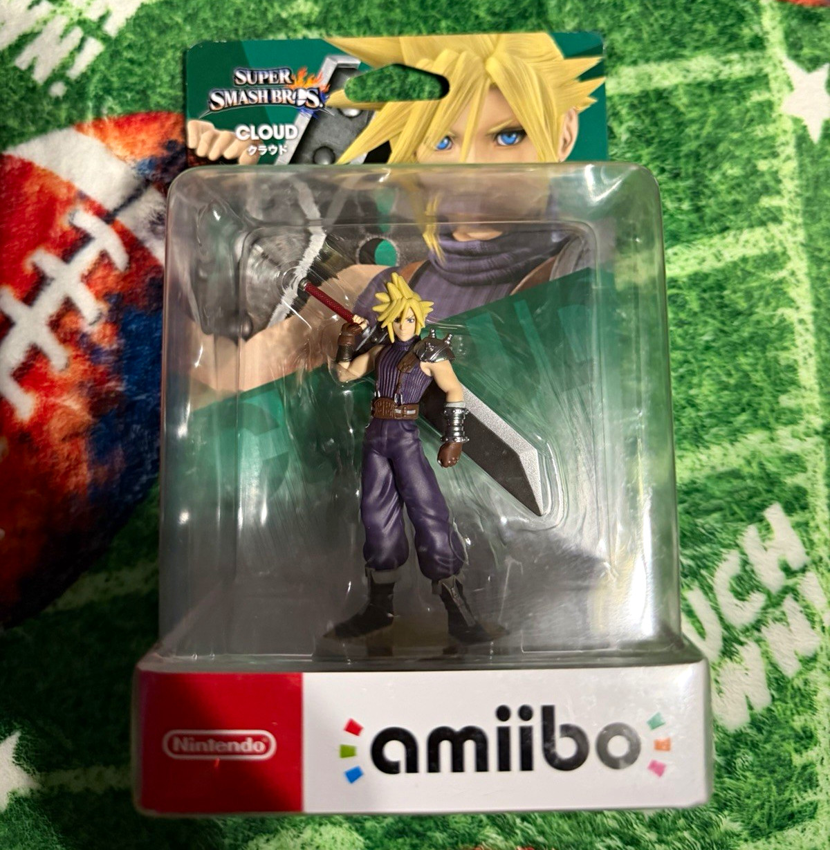 Nintendo amiibo Cloud Player 1 Character Figure Super Smash Bros. NFC Tag