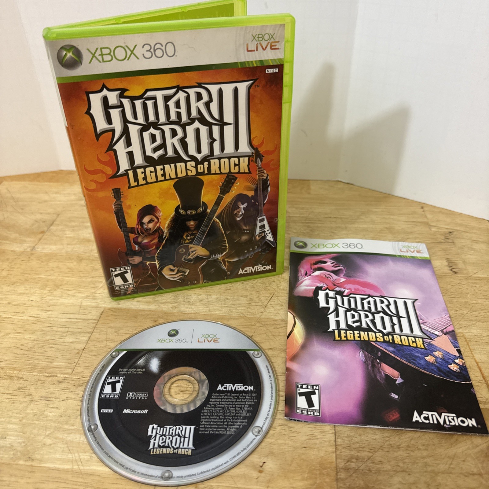 Guitar Hero 3 Legends Of Rock Xbox 360 Game