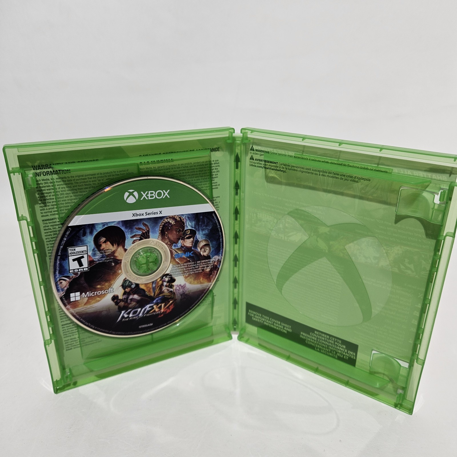The King of Fighters XV (Microsoft Xbox Series X, 2022) In Case Tested