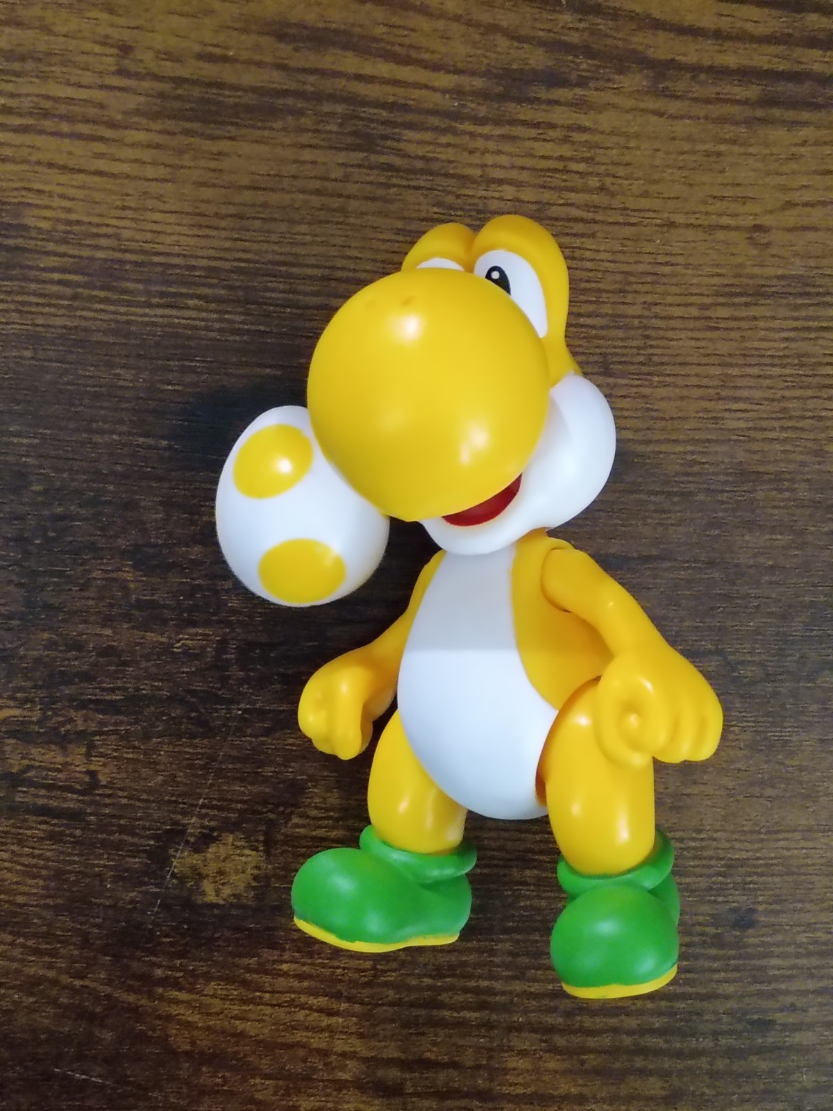 5-PK SUPER MARIO 4″ YOSHI World of Nintendo Yellow Black Red Light Blue + Eggs