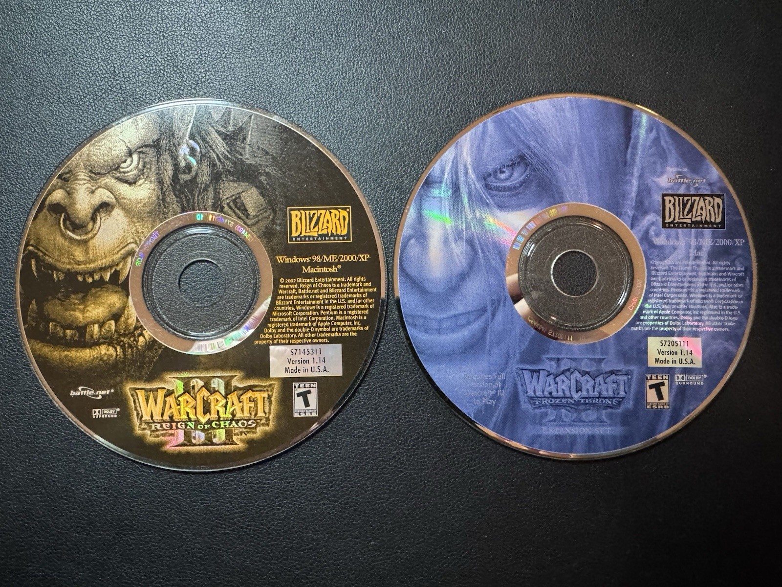 PC Warcraft Battle Chest Reign Of Chaos & Frozen Throne Bundle Blizzard 2003 Key