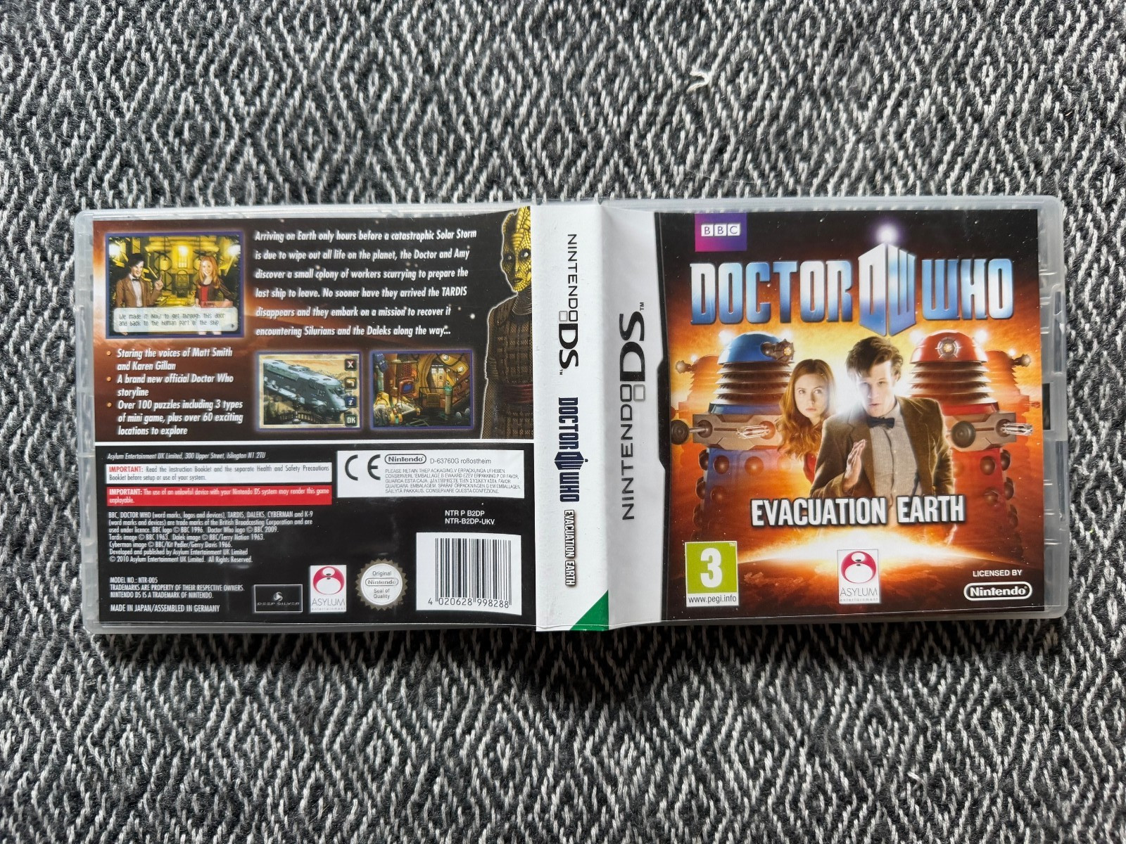 ds Doctor Who: Evacuation Earth Game REGION FREE (Works on US Consoles)