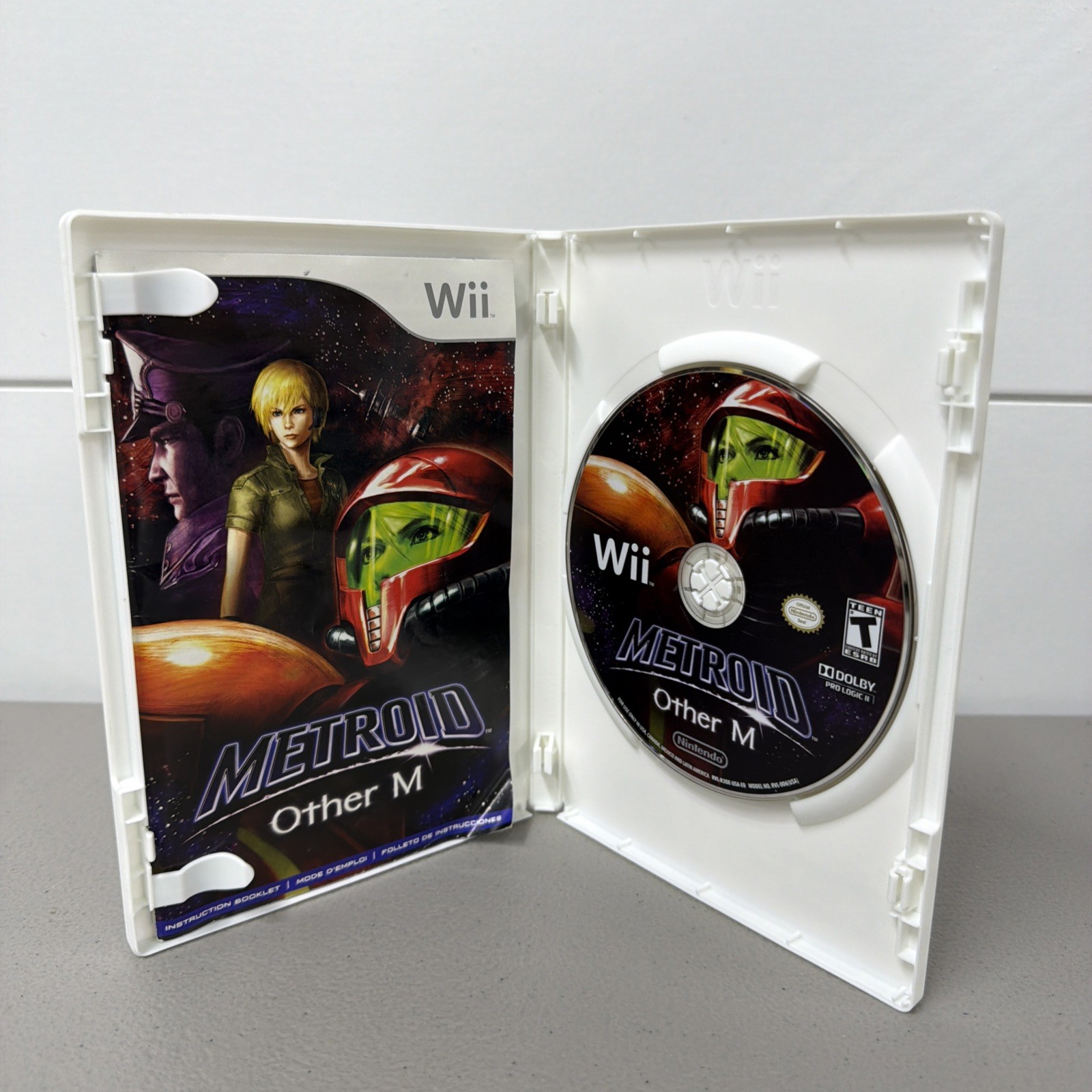 Metroid: Other M (Nintendo Wii, 2010) CIB Tested And Working