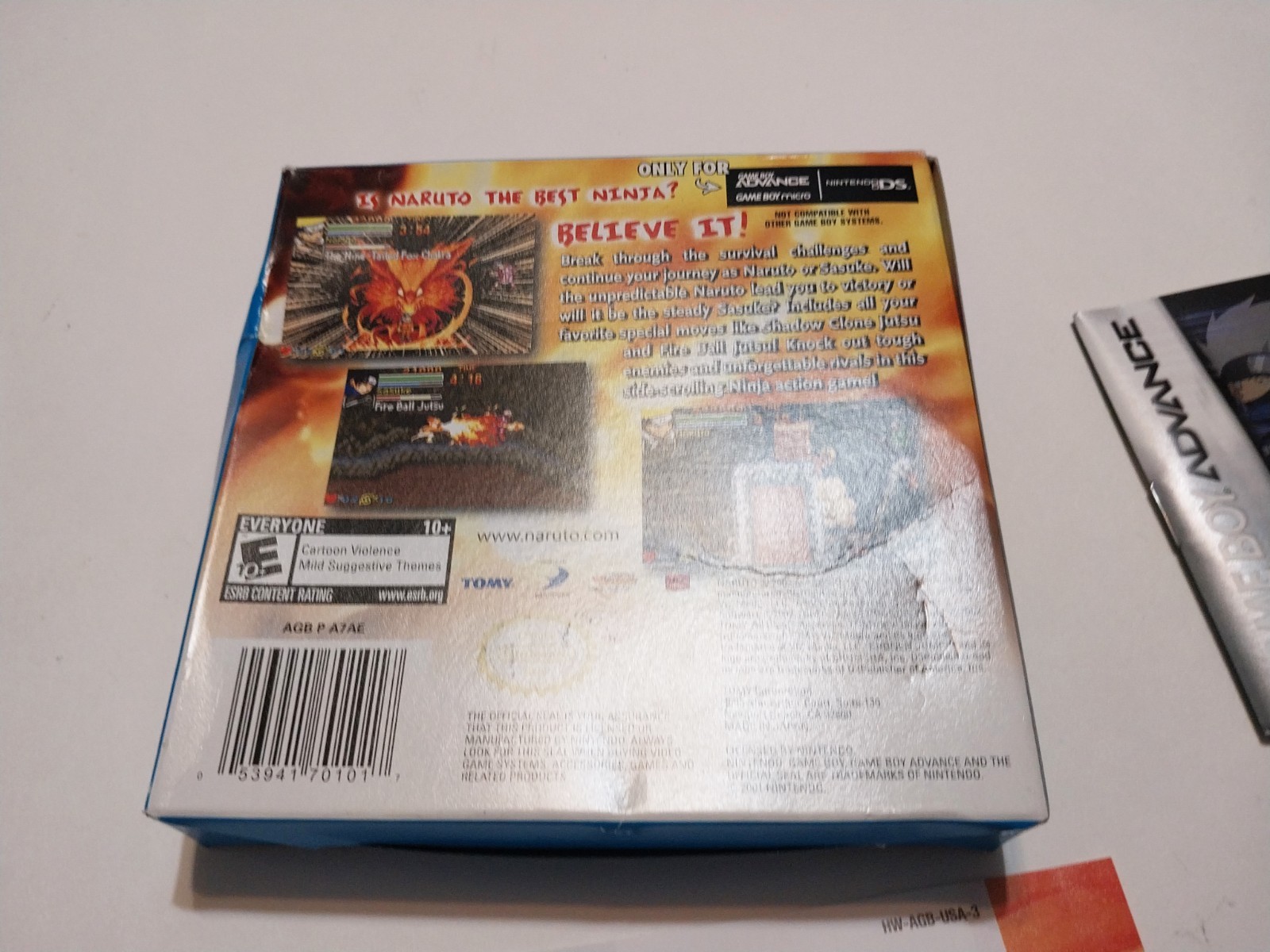Naruto Ninja Council (Game Boy Advance GBA) Case and Manual only No Game