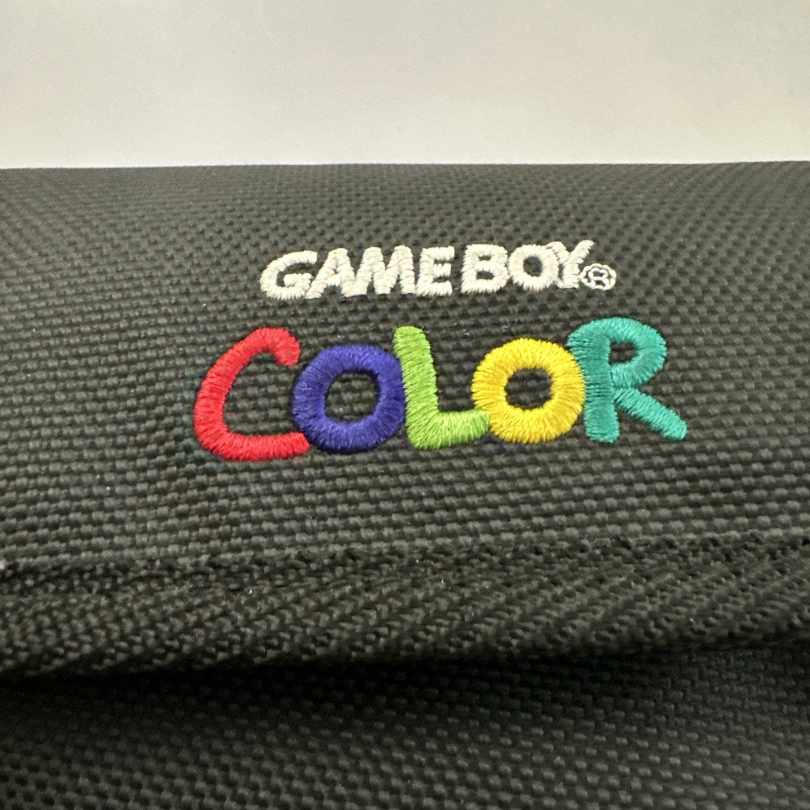 Nintendo Game Boy Color Carrying Case Black Travel Bag, Authentic Vintage