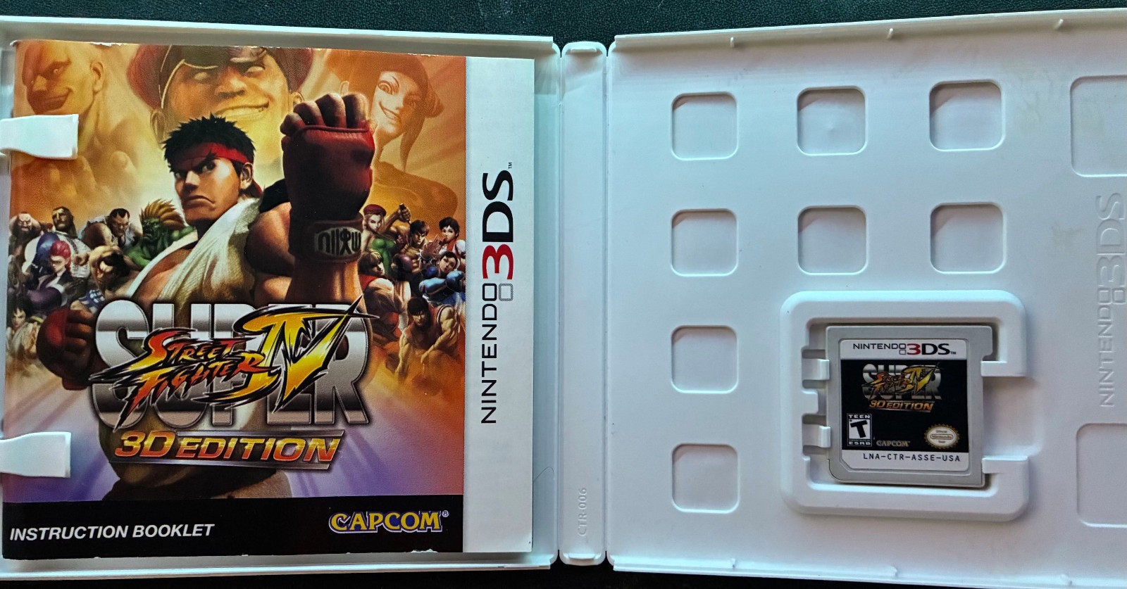 Super Street Fighter IV- 3D Edition (Nintendo 3DS) Manual Included, Capcom