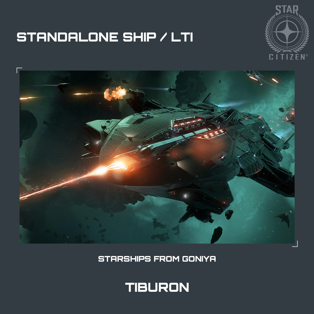 STAR CITIZEN – AEGIS TIBURON – LTI – CCU’d – (Lifetime Insurance) – SALE