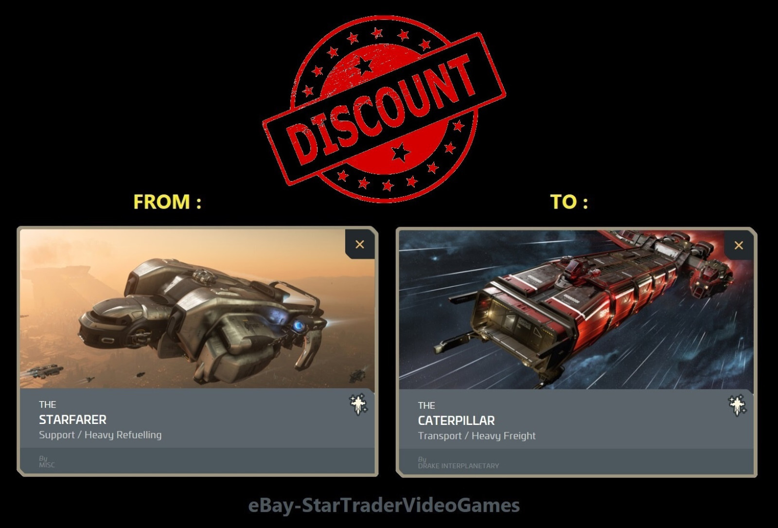 STAR CITIZEN – SHIP UPGRADE STARFARER TO CATERPILLAR