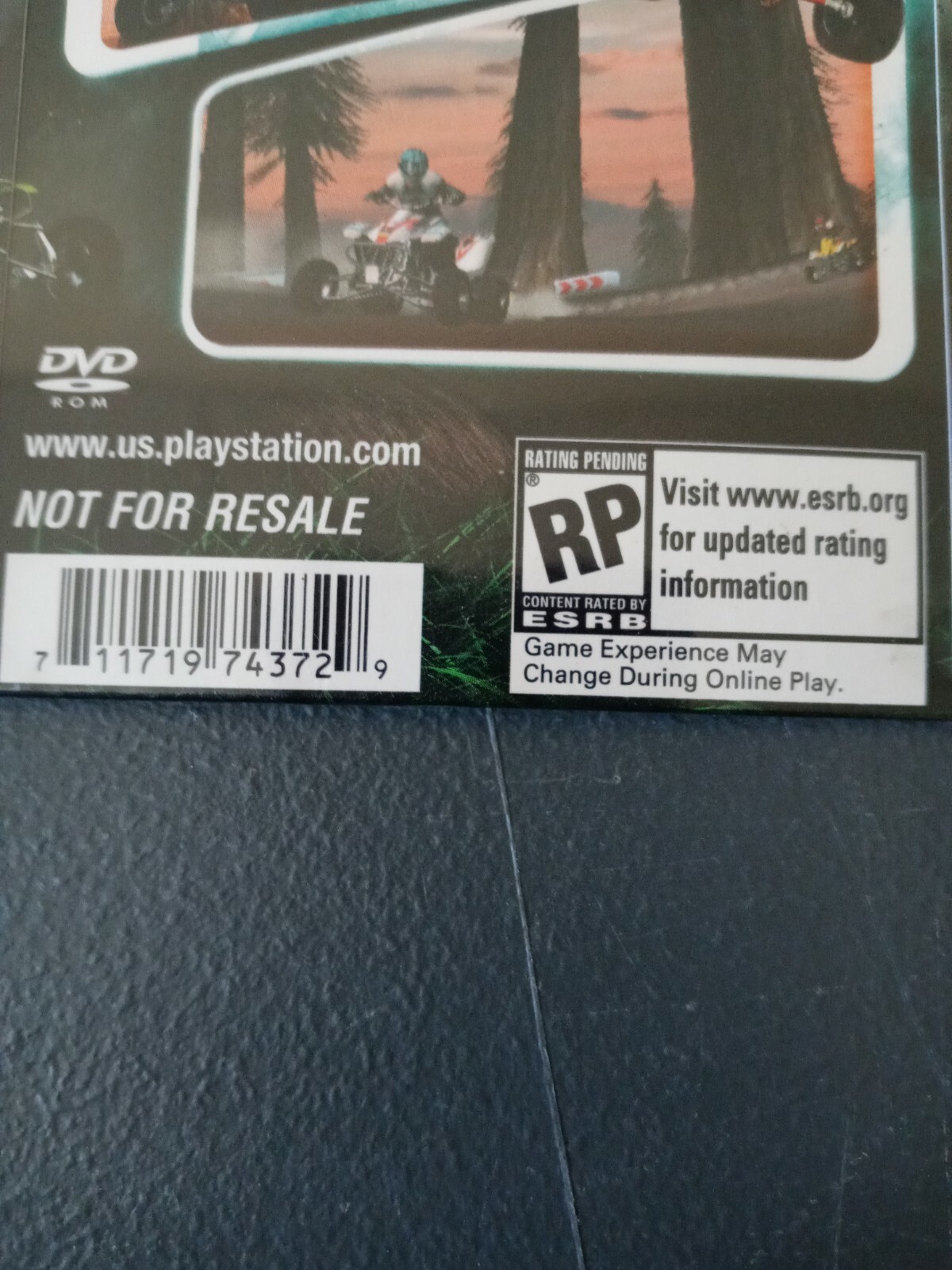 Playstation 2 ATV 3: Off Road Fury Demo Disc Rating Pending Sony Computer