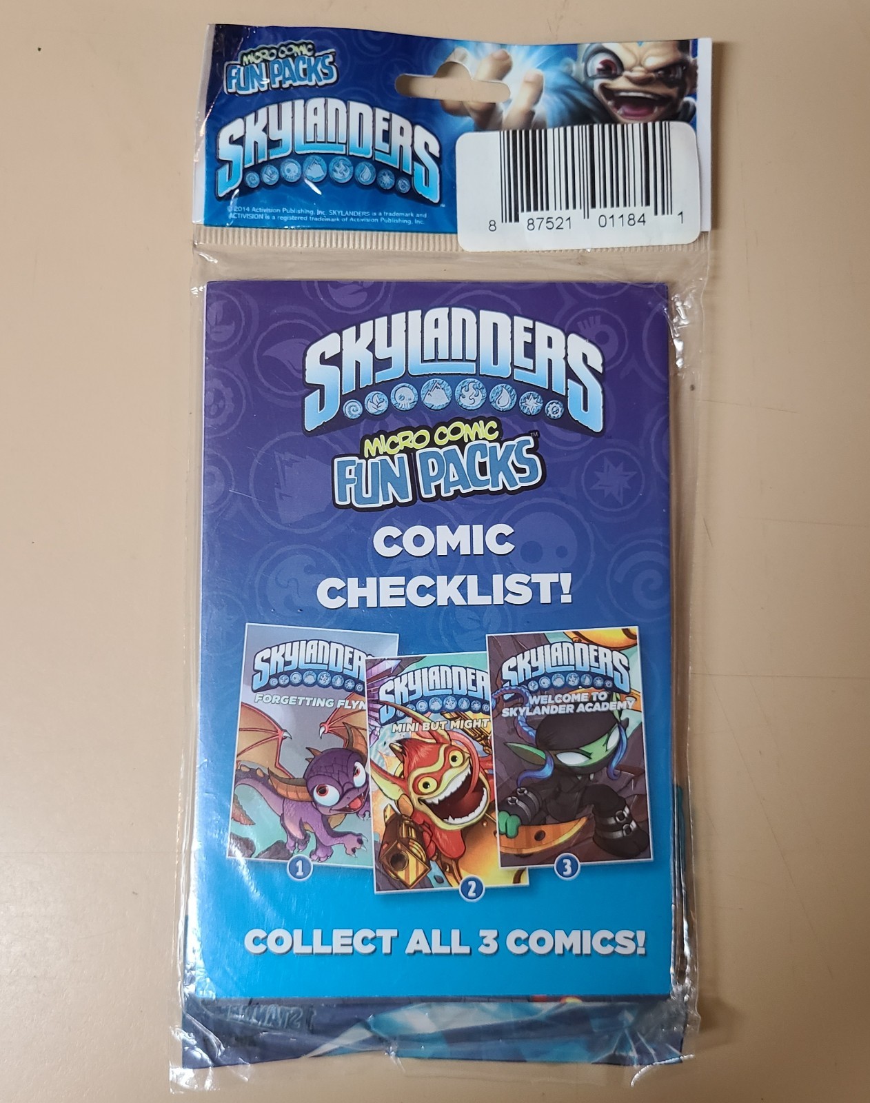 SKYLANDERS 6 Packs: QUBI, Dog Tag, Imaginite Chest, Comic, Battlecast, Cards LOT