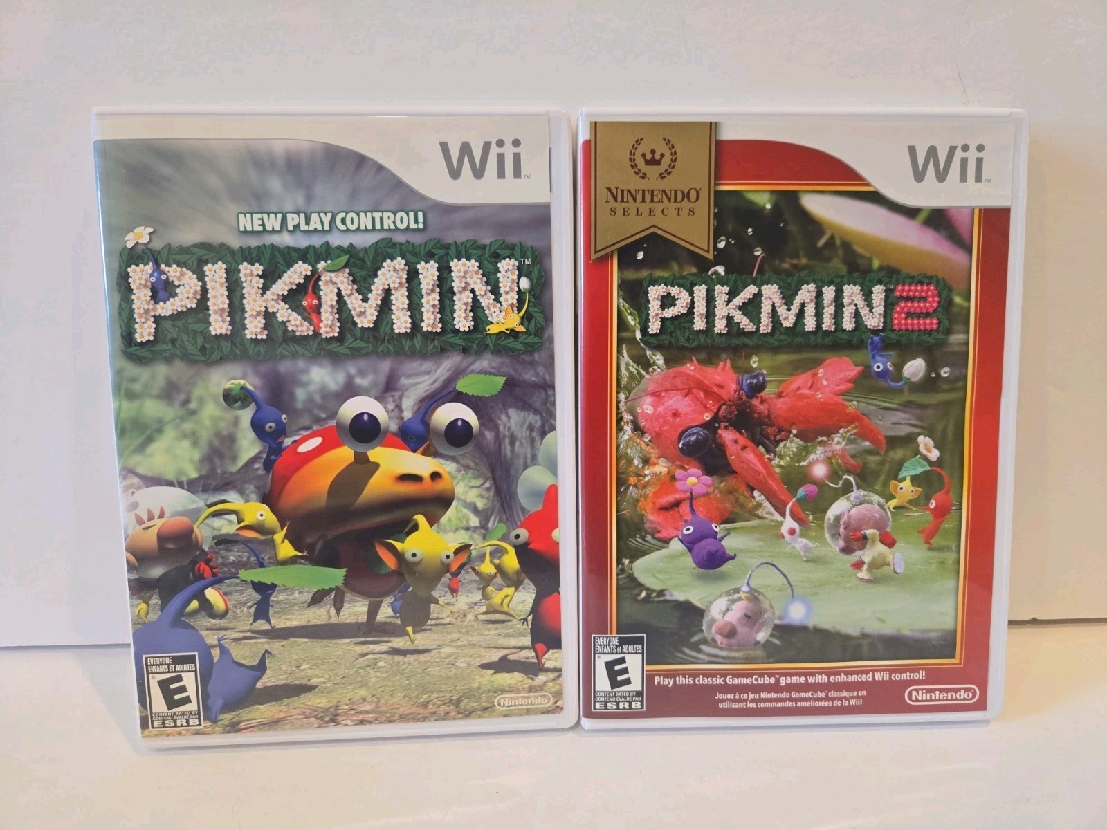 New Play Control Pikmin 1 & 2 (Nintendo Wii, 2009) Complete Tested Excellent