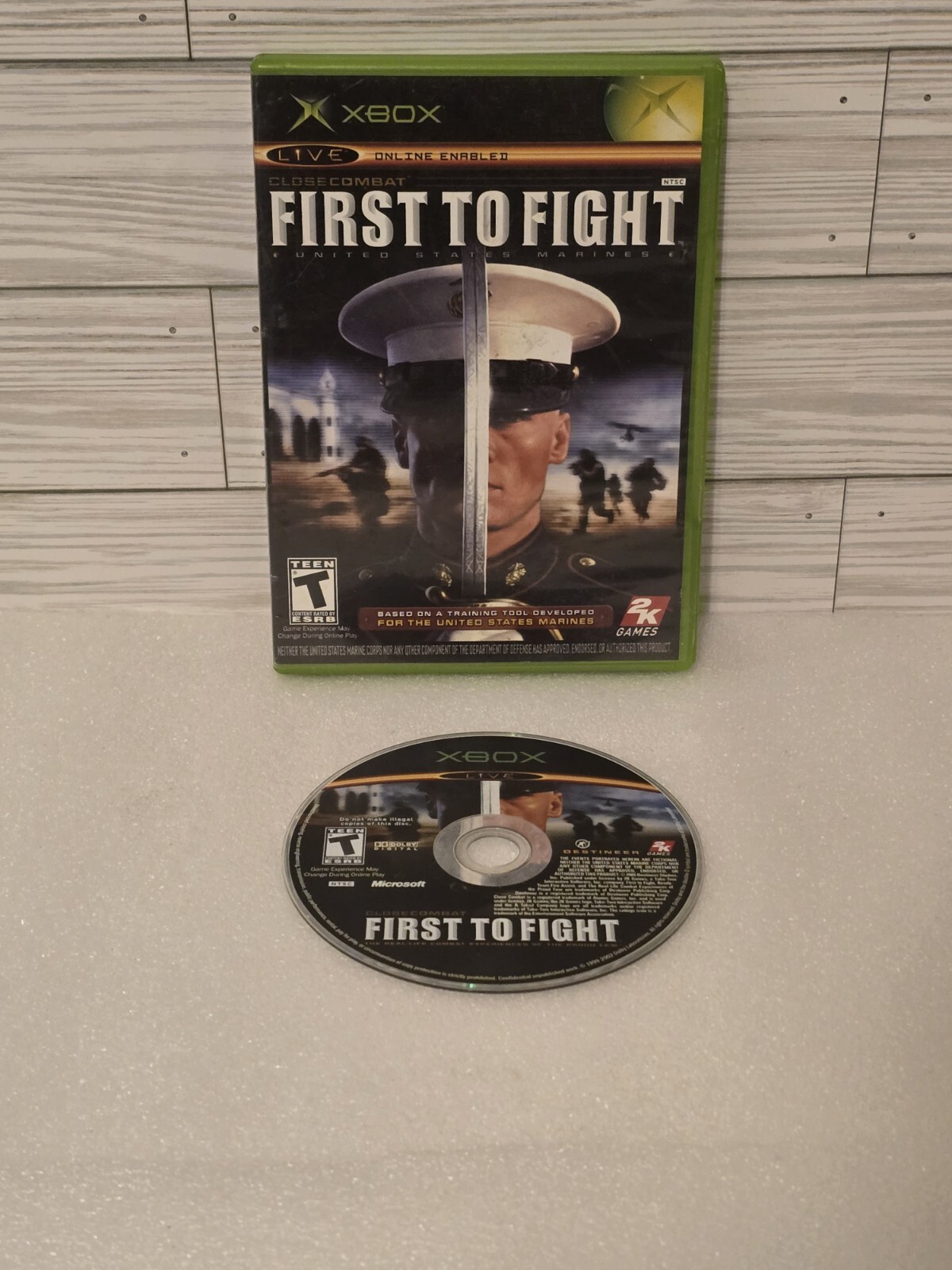Close Combat: First to Fight (Microsoft Xbox, 2005) w/o Booklet