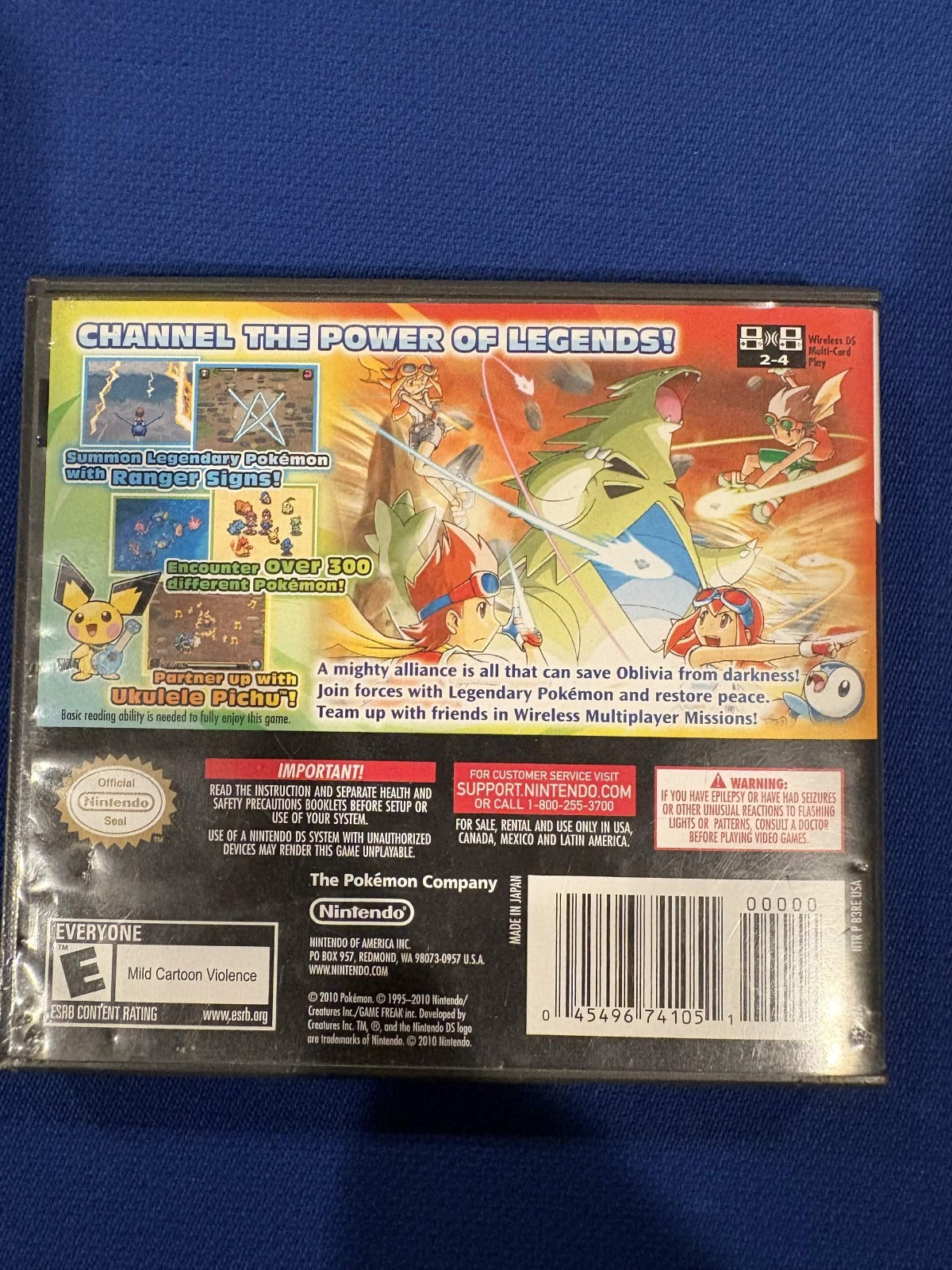 AUTHENTIC Pokémon Ranger Guardian Signs | Case and Cartridge | TESTED WORKING |