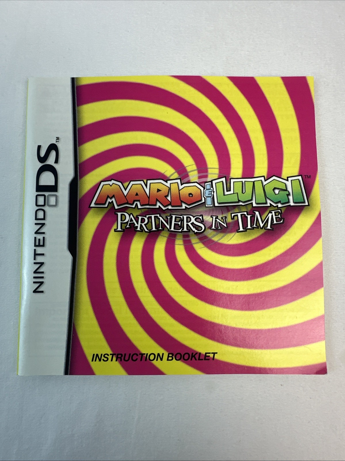 Mario And Luigi Partners in Time (Nintendo DS, 2005) CIB Complete w/ Manual