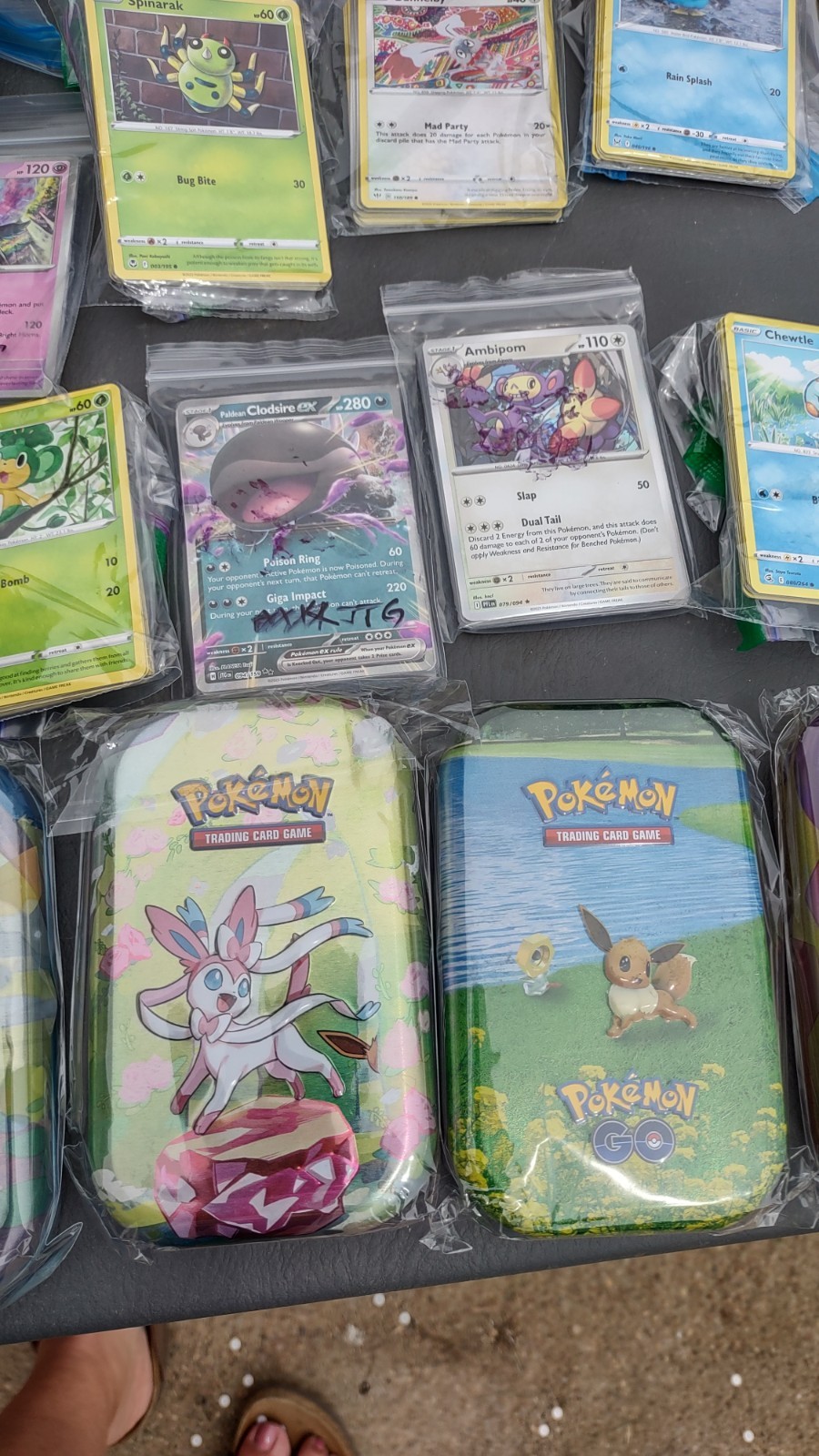 Pokemon collection – game, tins, fan made, Japanese decks, 540 cards