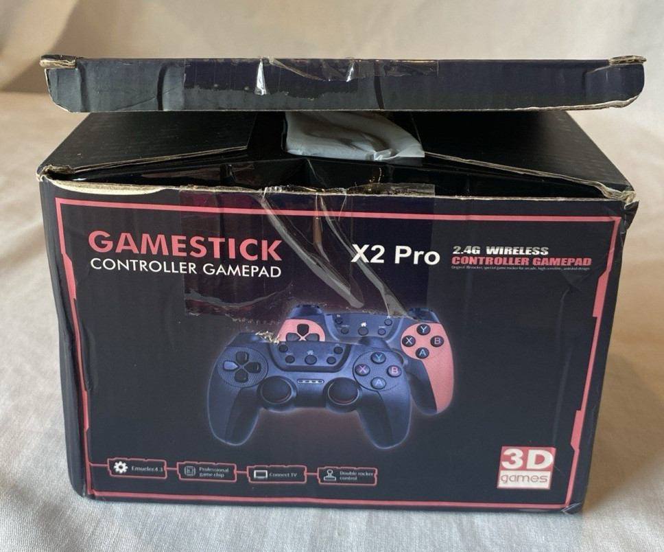 New Game Stick Controller Gamepad X2 Pro 2.4g 3D Games Wireless Gaming