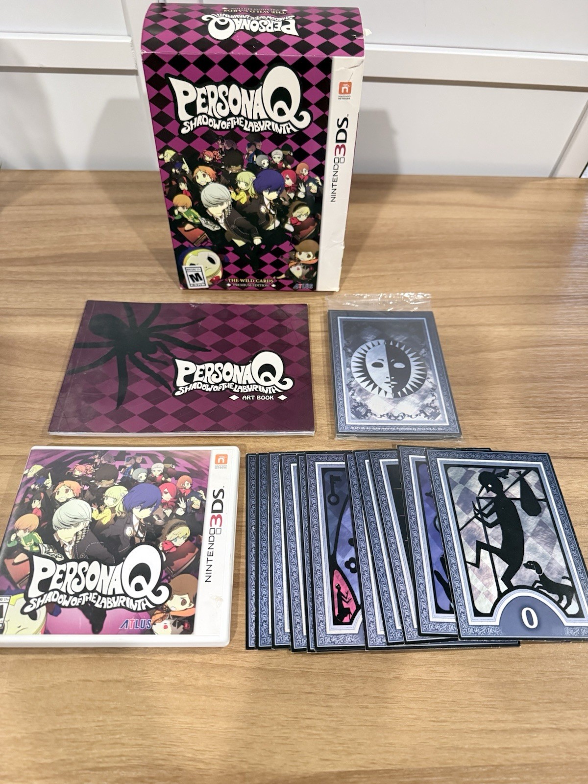 Persona Q: Shadow of the Labyrinth – Wild Cards Premium Edition – 3DS Incomplete