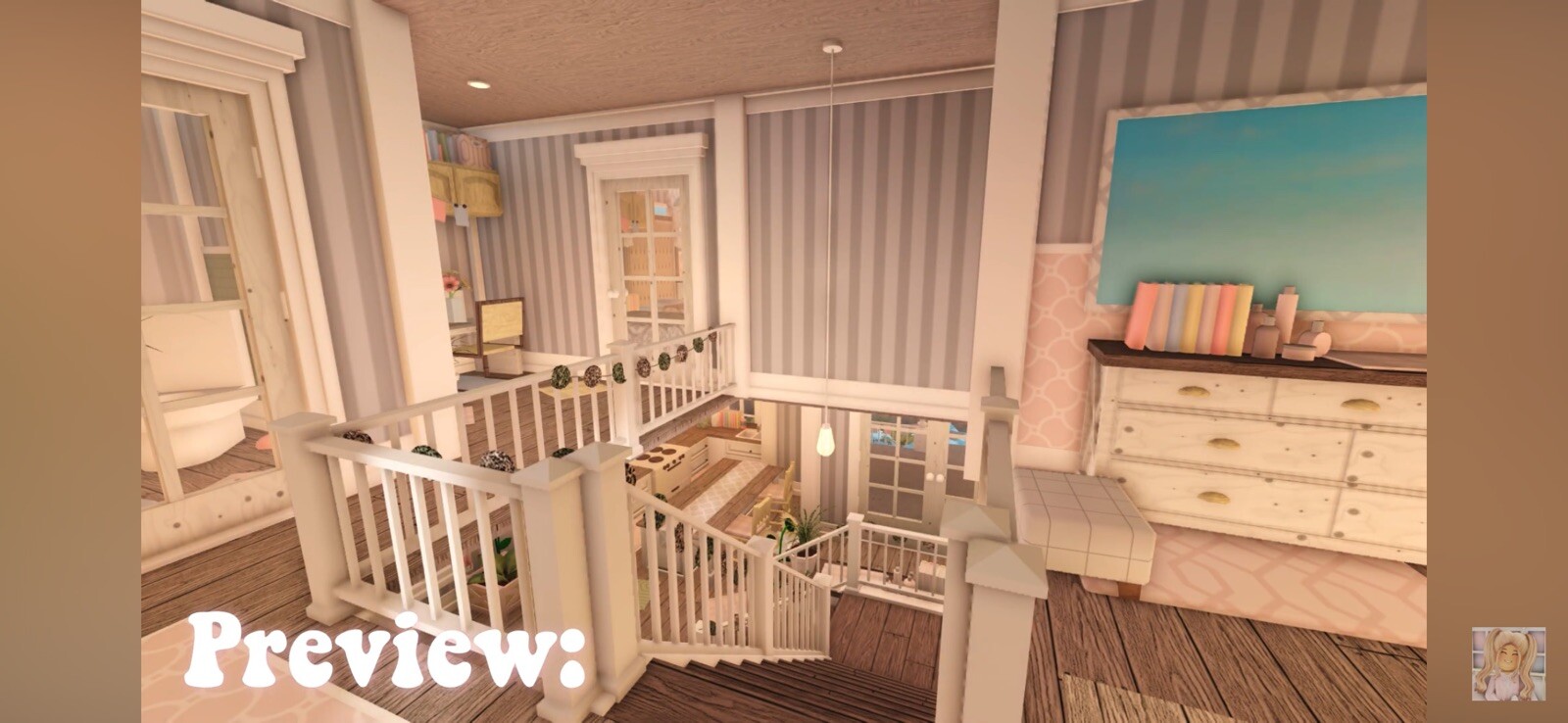 BLOXBURG SPRING COTTAGECORE FAMILY HOUSE.FAST BUILDER CHEAP SERVICE
