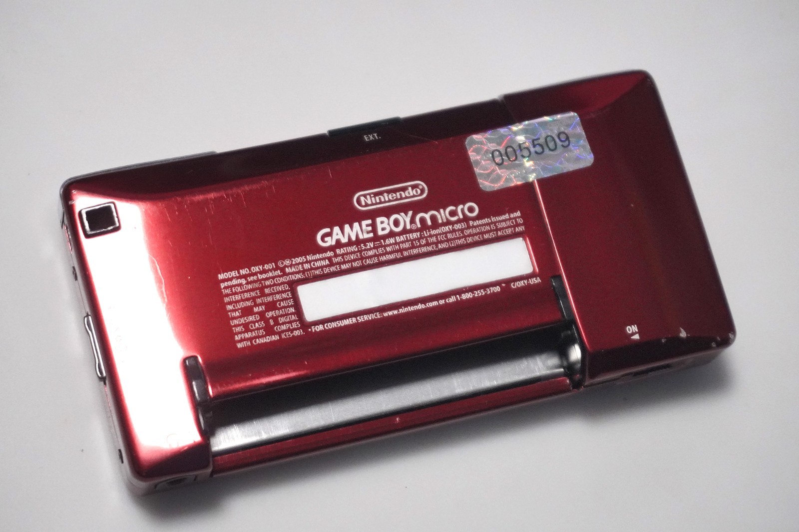 Nintendo Game Boy Micro console Happy Mario 20th Anniversary boxed US Seller