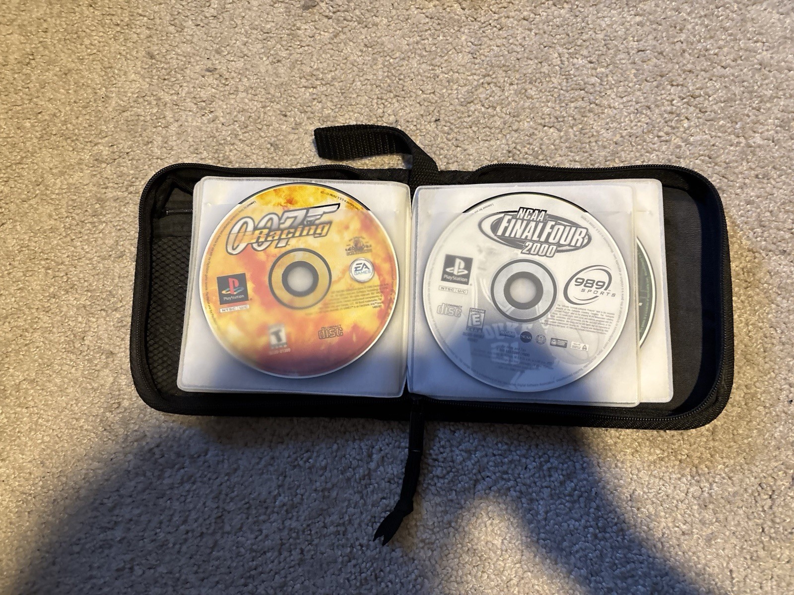 PlayStation 1 20-Pack Carrying Case + LOT OF 12 Games Sony PS1, Disc Only