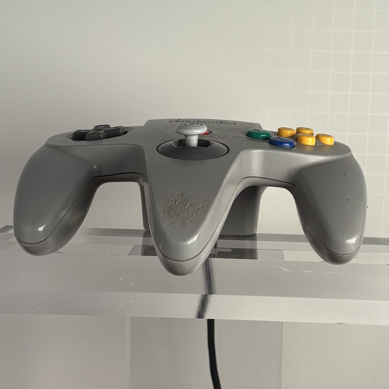 OEM Original Nintendo 64 N64 Controller Gray – Untested / As Is / Heavily Worn