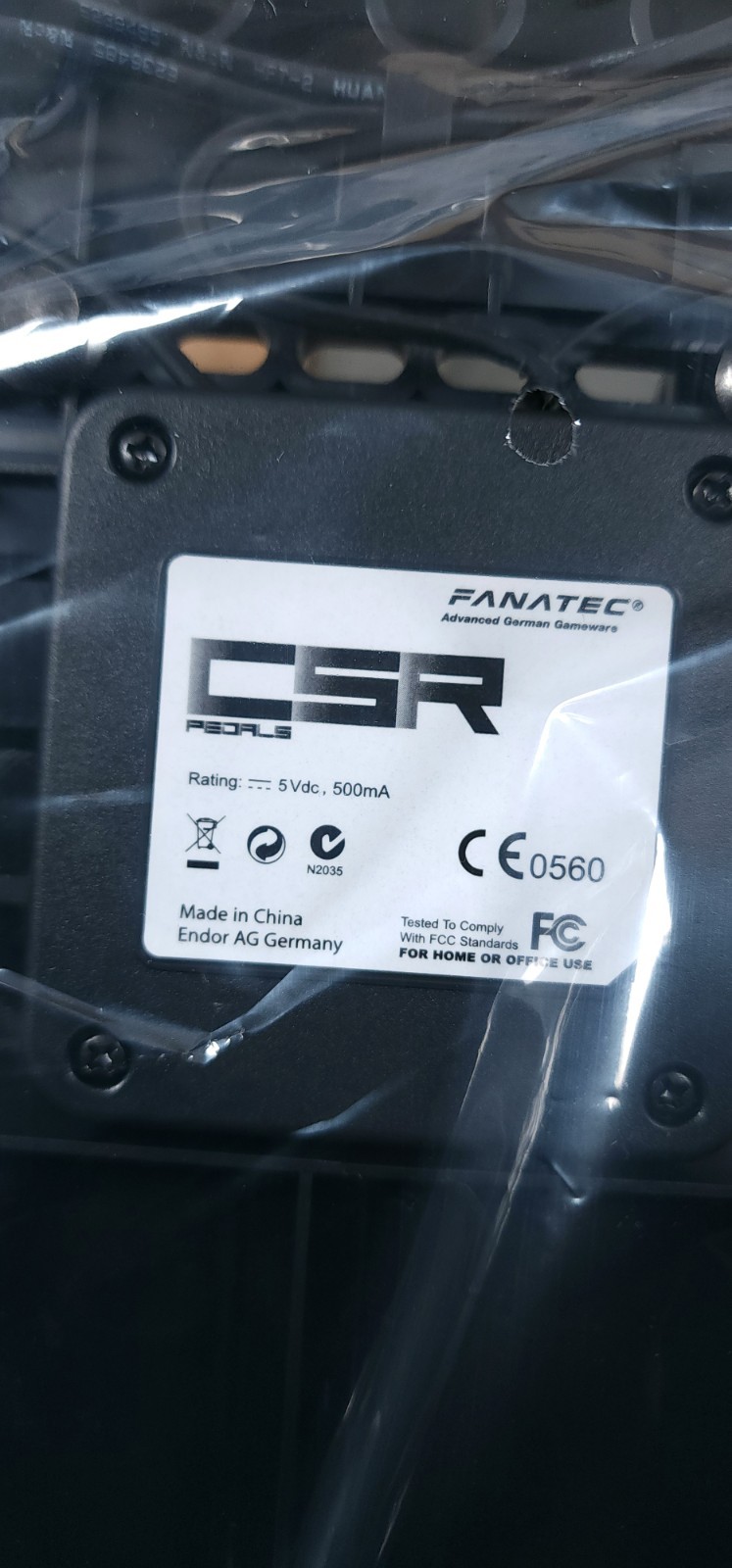 FANATEC CSR Pedals Modular Fully Racing Simulator Adjustable