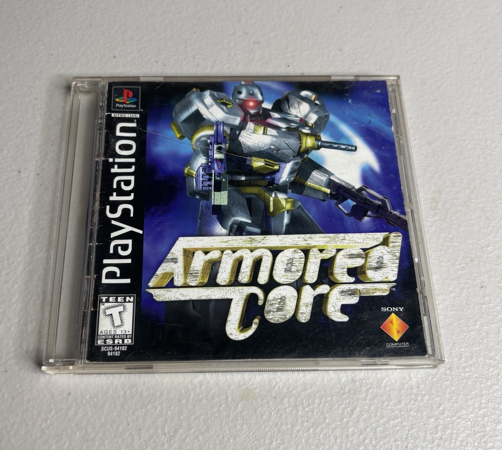 Armored Core (PS1) FromSoftware Original Game + Manual TESTED WORKING