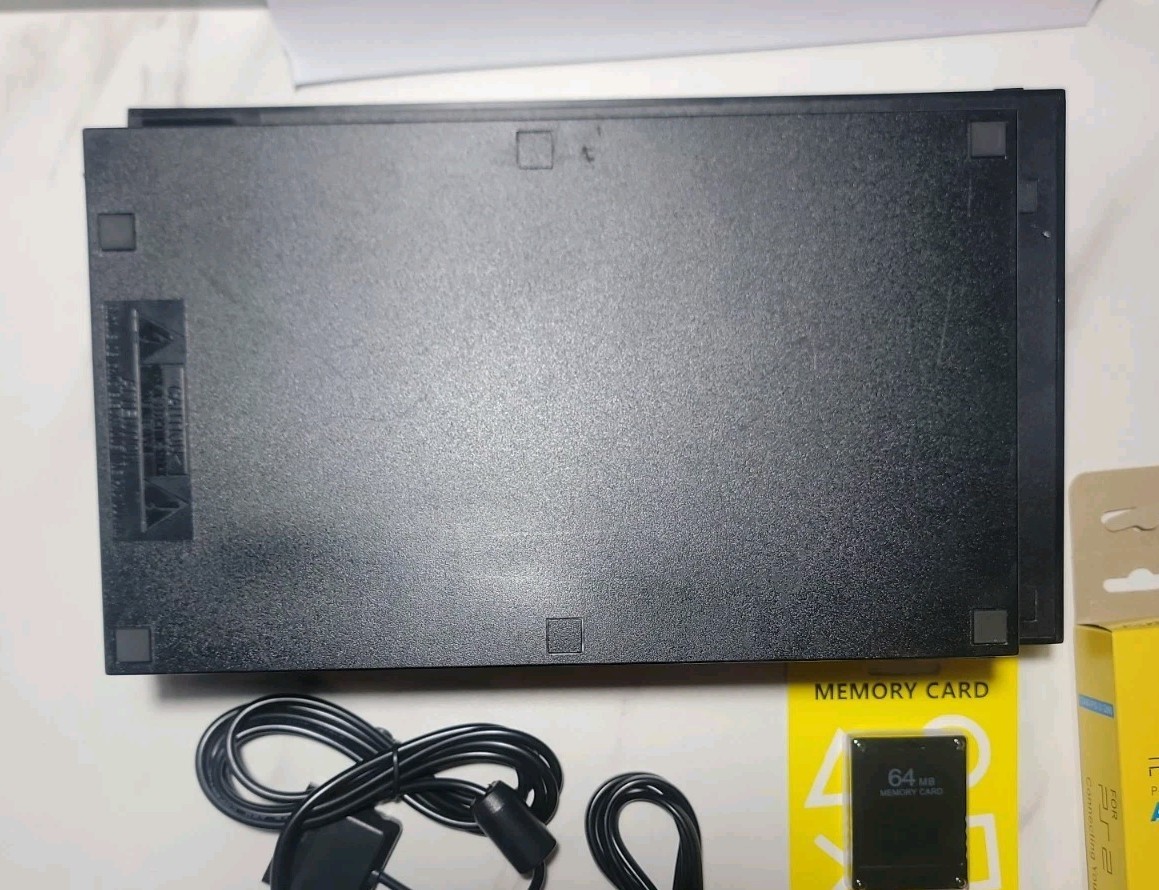 Sony PlayStation 2 PS2 Fat Console Bundle Tested Working with HDMI adapter