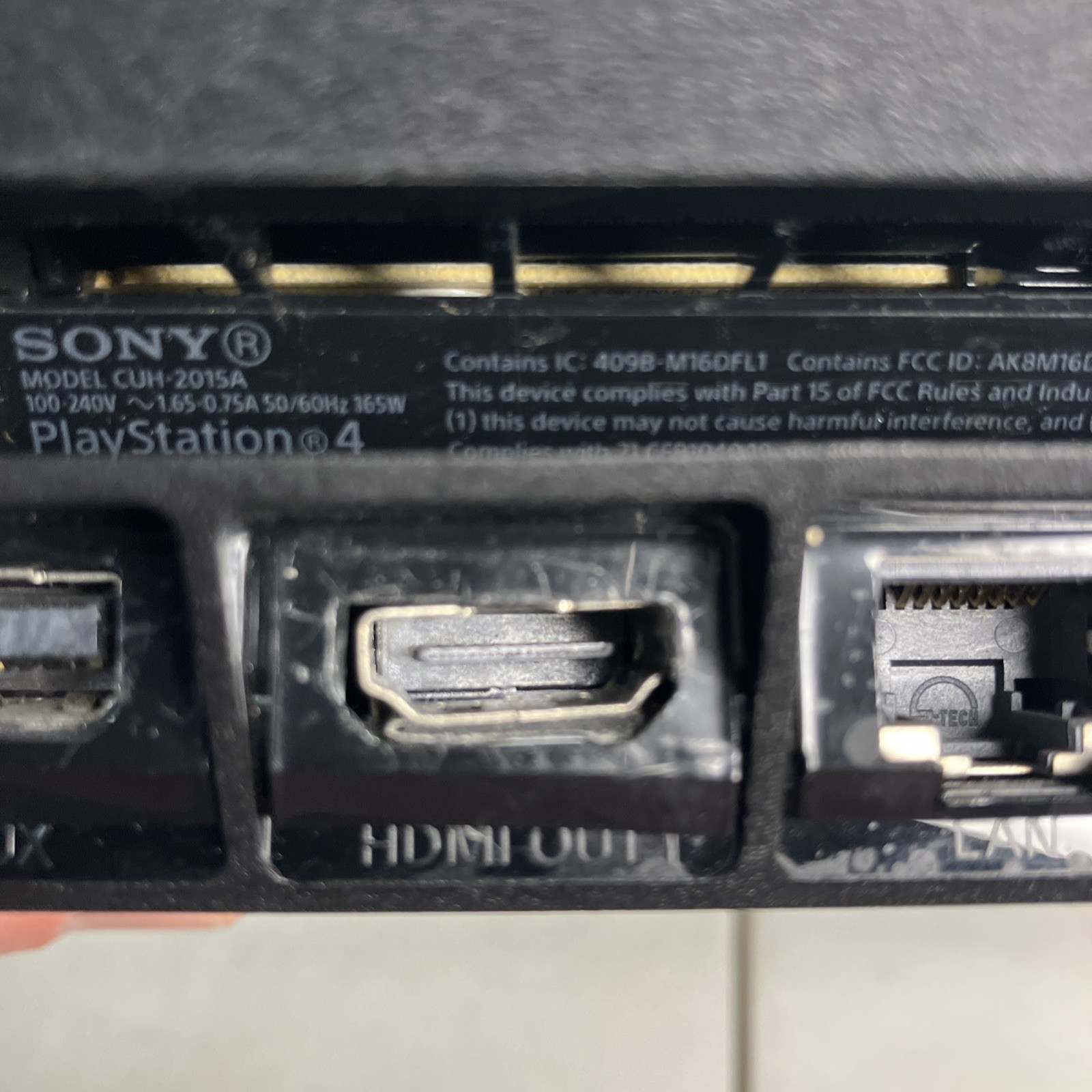 Sony PlayStation 4 Slim CUH-2015B 1TB Black Console For Parts Or Repair – HDMI