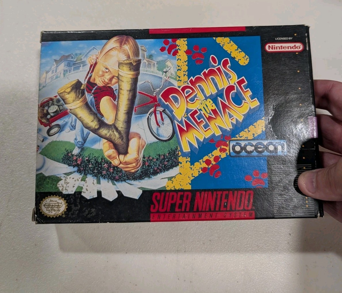 Dennis The Menace (Super Nintendo SNES) Complete in Box CIB