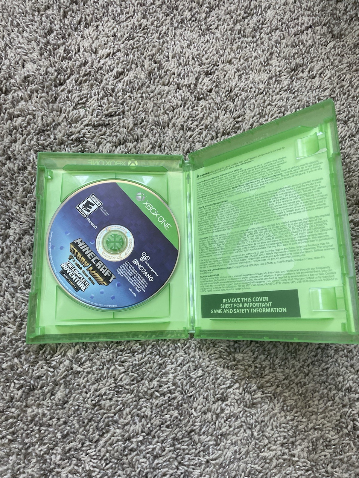 Telltale Games Minecraft: Story Mode Complete Adventure Xbox One E10+ NTSC 2015
