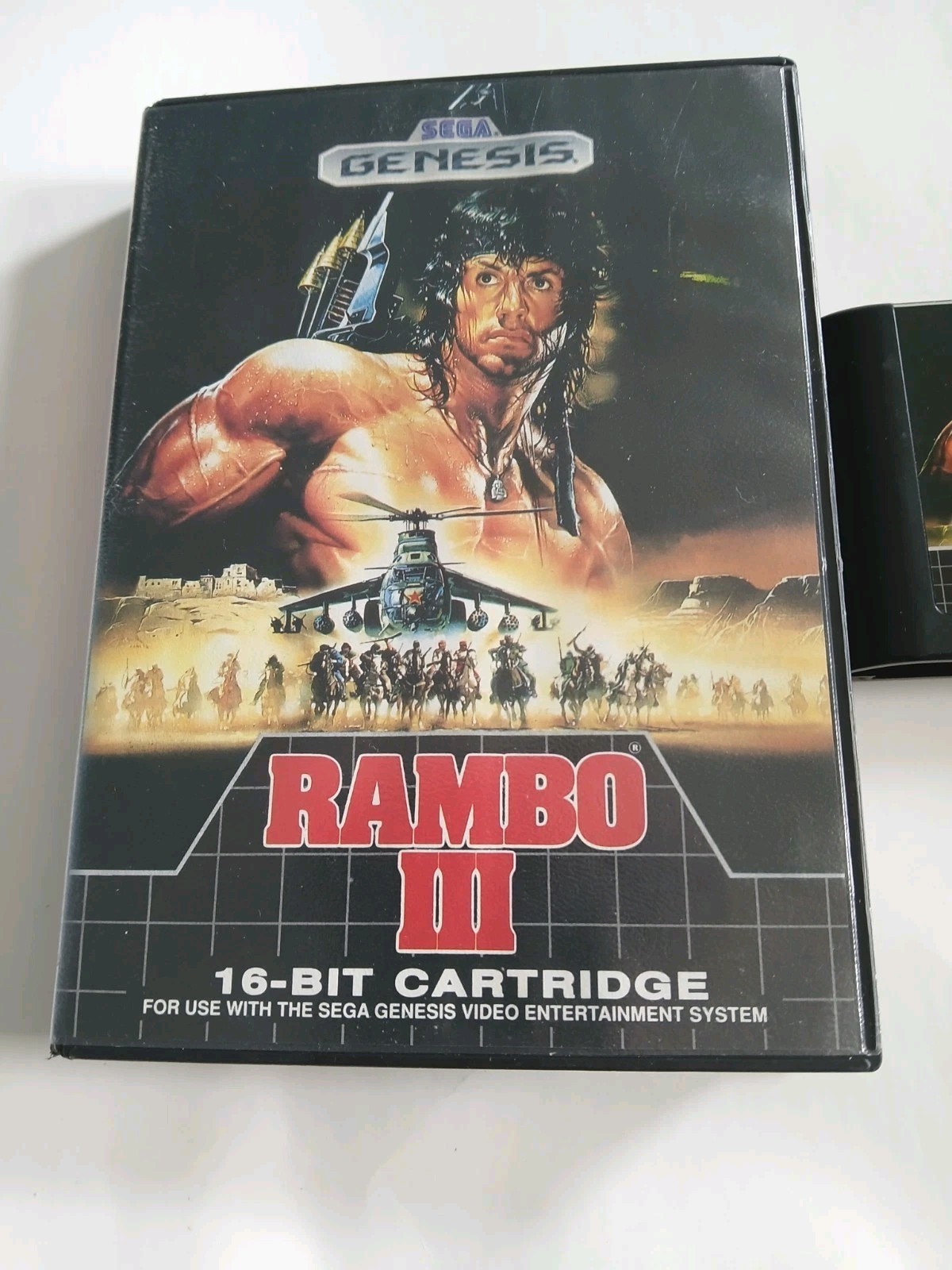 Rambo III 16 Bit Cartridge Sega Genesis Video Game Cartridge Game NOT TESTED