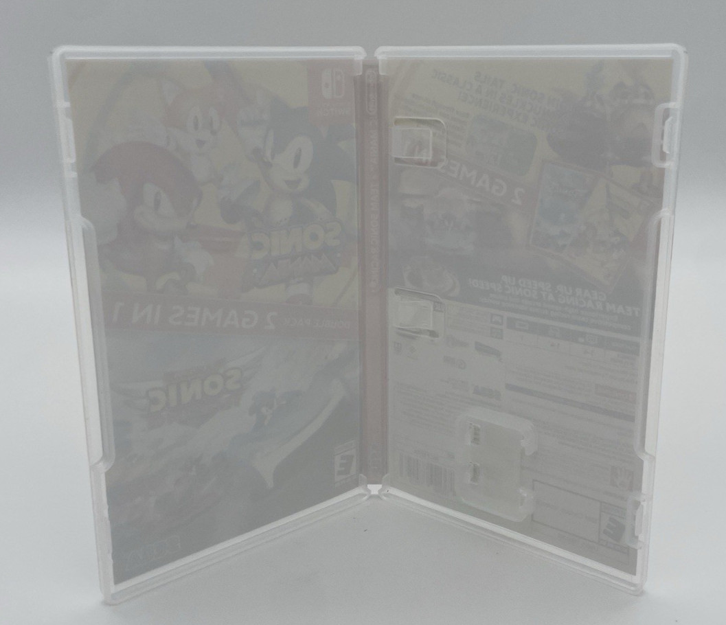 Sonic Mania Team Sonic Racing Double Pack for Nintendo Switch ***BOX ONLY***