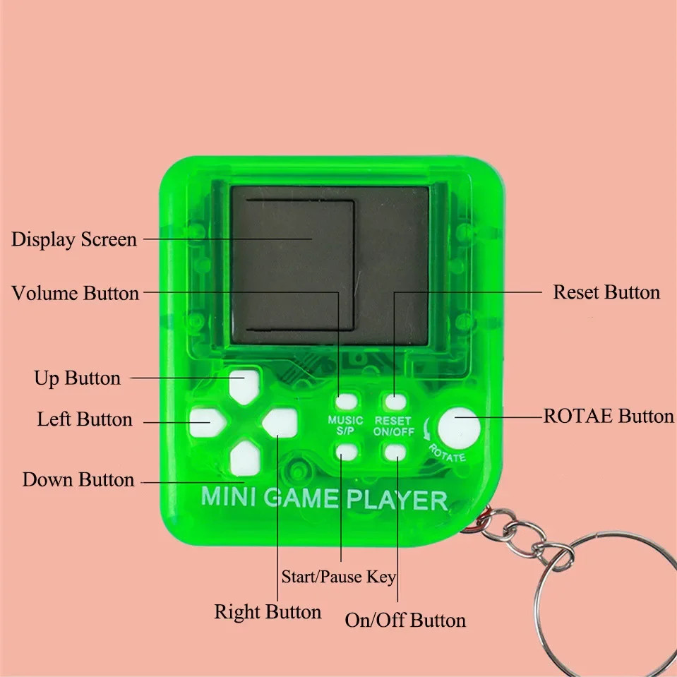 Retro Mini Handheld Game Players Classic Electronic Games Hand Held Console Game