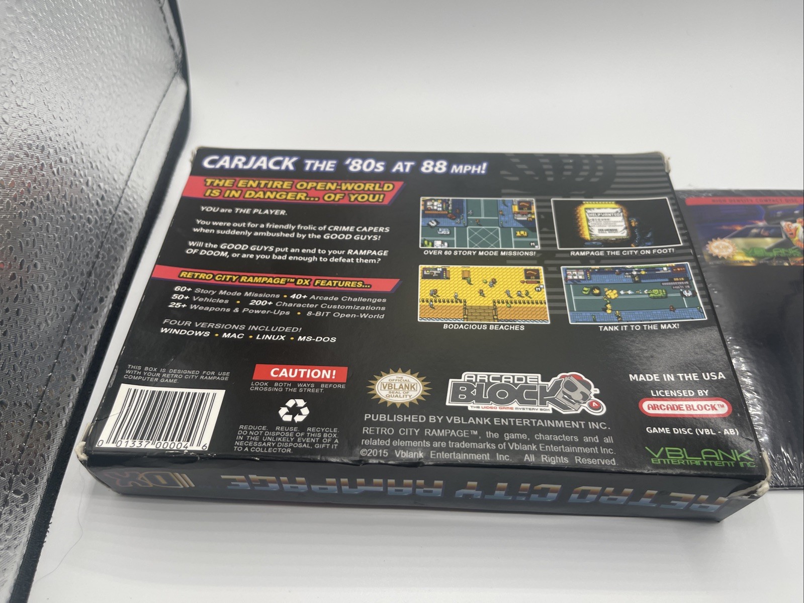 Retro City Rampage DX PC — Opened Box, Sealed Disc (Retro Collection, 2015)