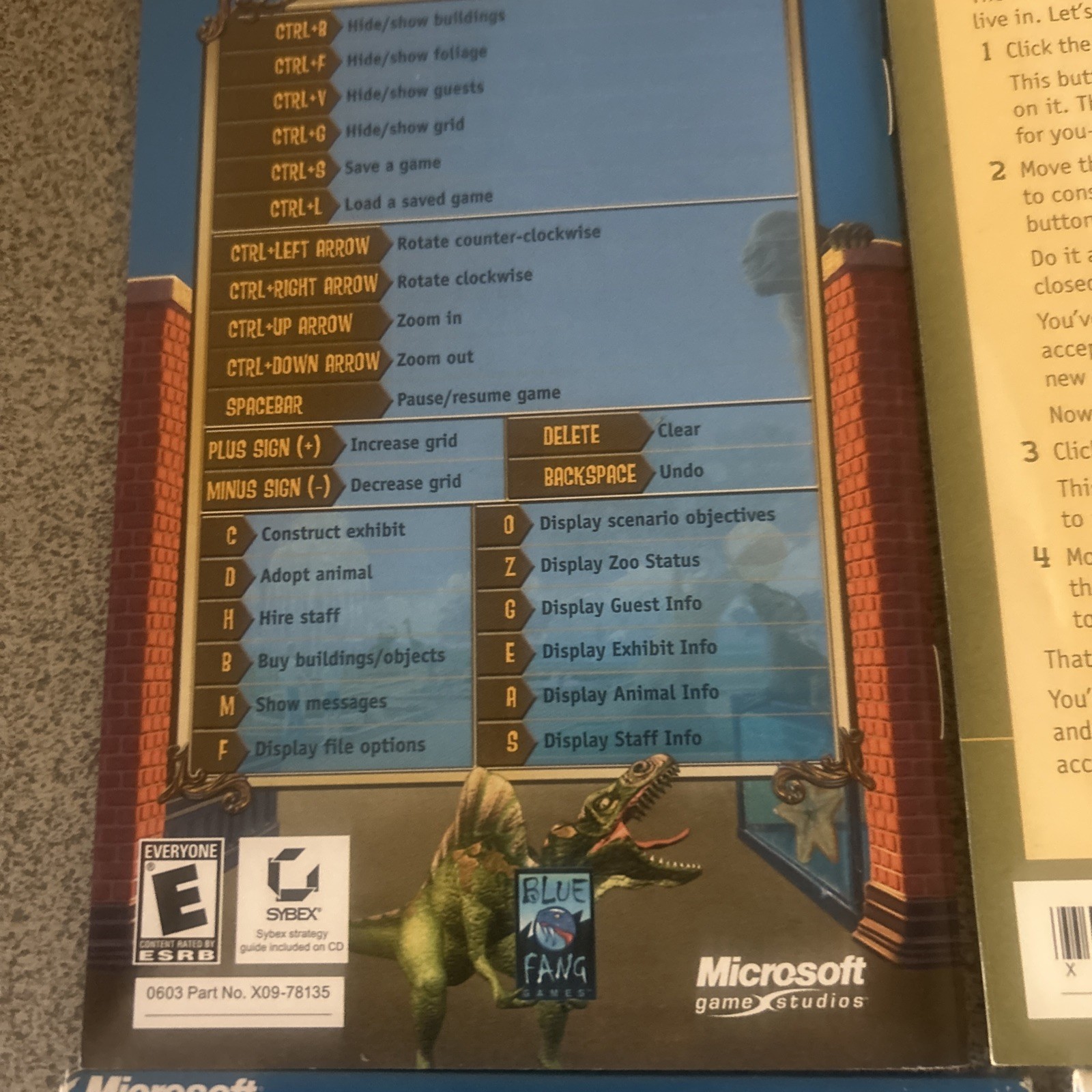 Zoo Tycoon Microsoft Games -Dinosaur Digs & Zoo Tycoon