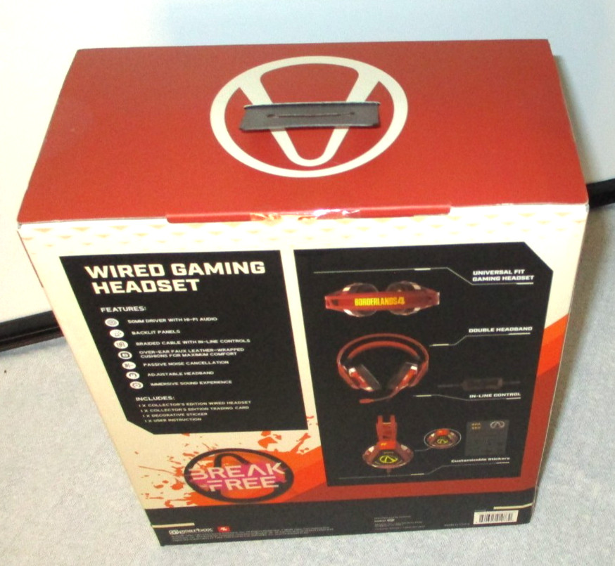 GearBox Borderlands 4 Deluxe Collector’s Edition Wired Gaming Headset NEW