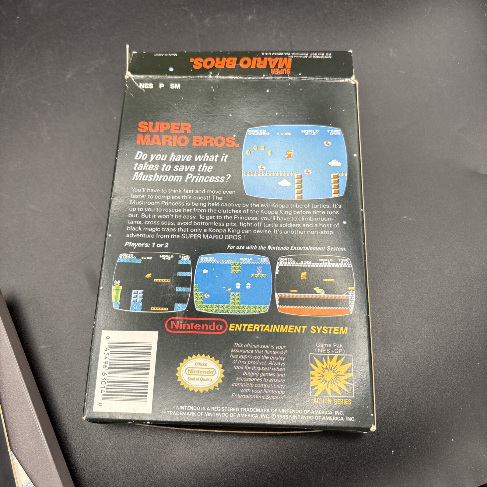 Super Mario Bros Nintendo NES CIB Complete In Box Oval NES P SM REV-A READ!