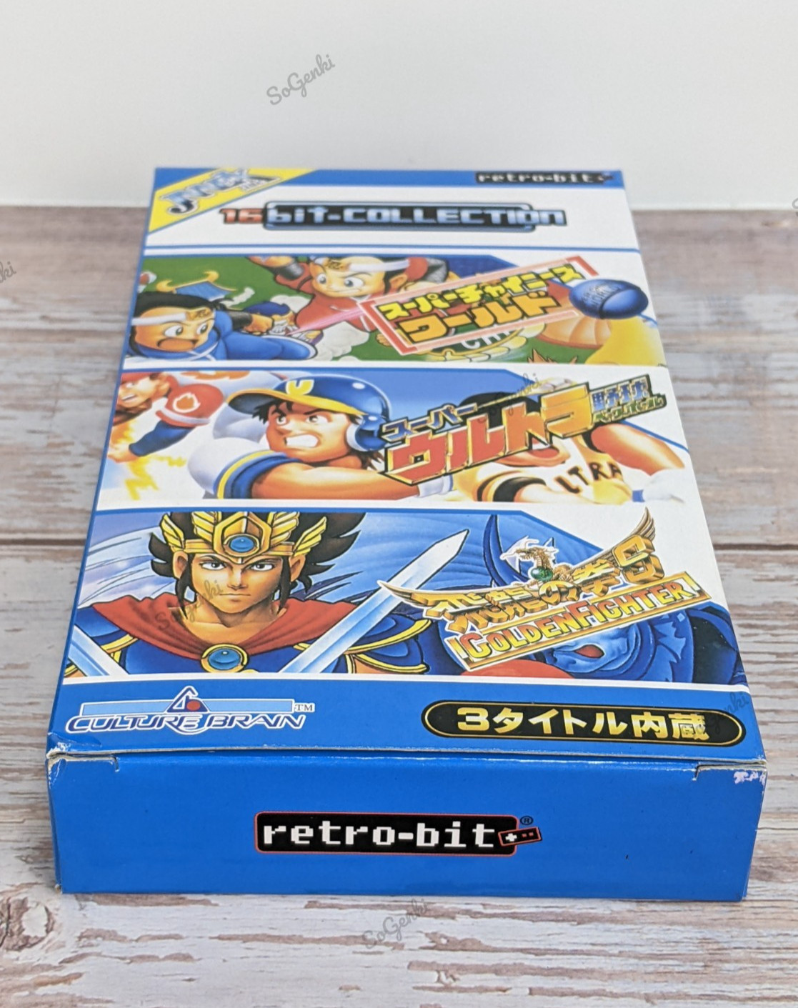 Retro-Bit 16 Bit Collection Vol 1 JNNEX3 Games Culture Brain SNES SFC NIB