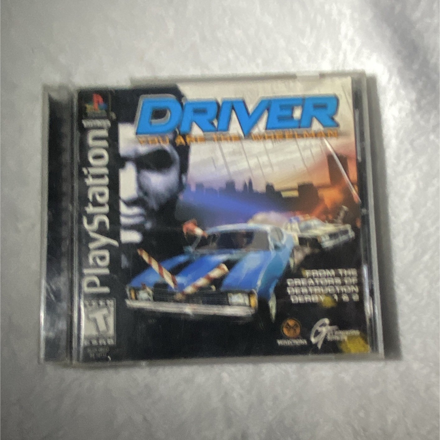 GT Interactive Driver Sony PlayStation 1 PS1 NTSC-U/C T-Teen Manual Included