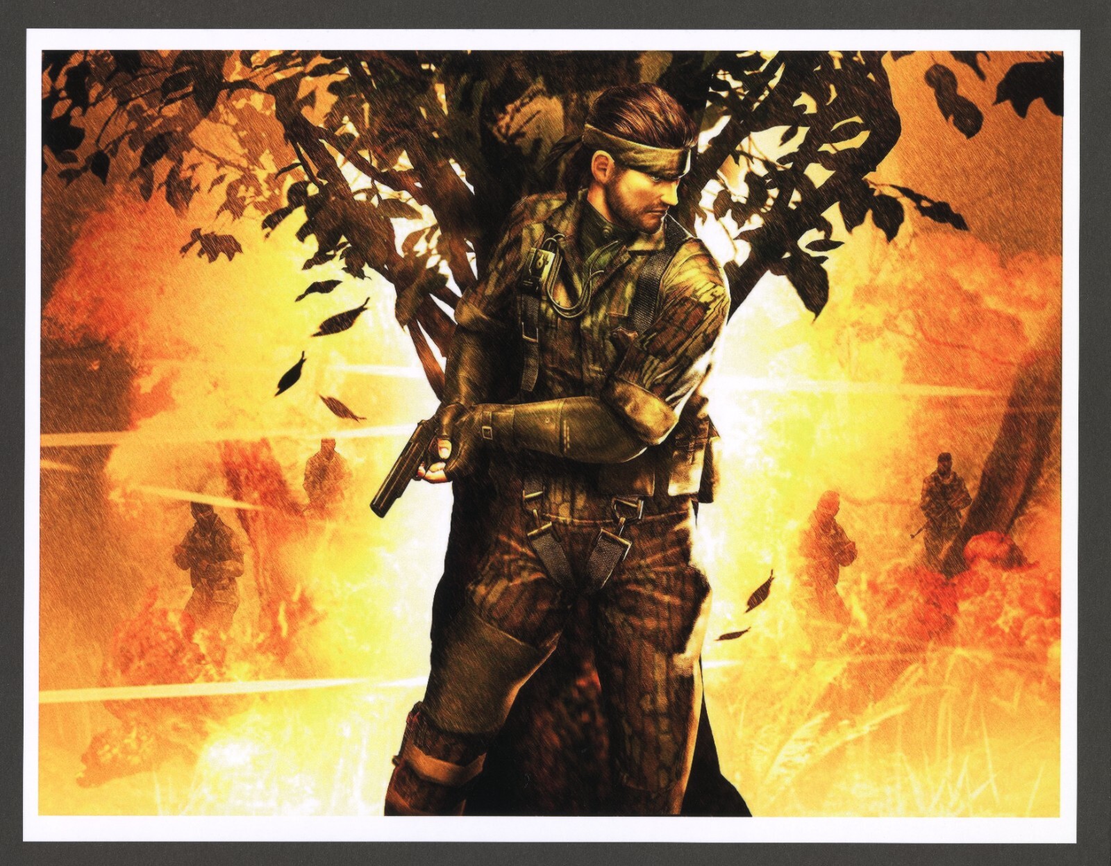 Metal Gear Solid 3 Snake Eater Playstation 2 PS2 Wall Art Print Poster – Glossy