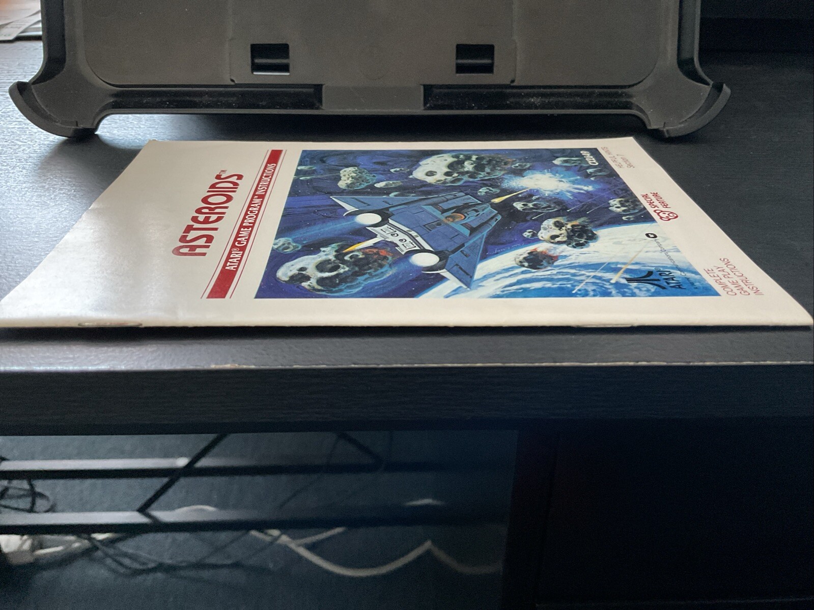 Asteroids (Atari 2600, 1981) Cartridge And Booklet Only