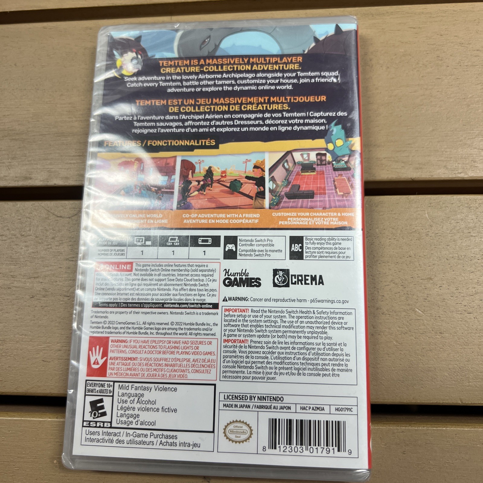 Temtem (Nintendo Switch, 2022) NEW, Sealed