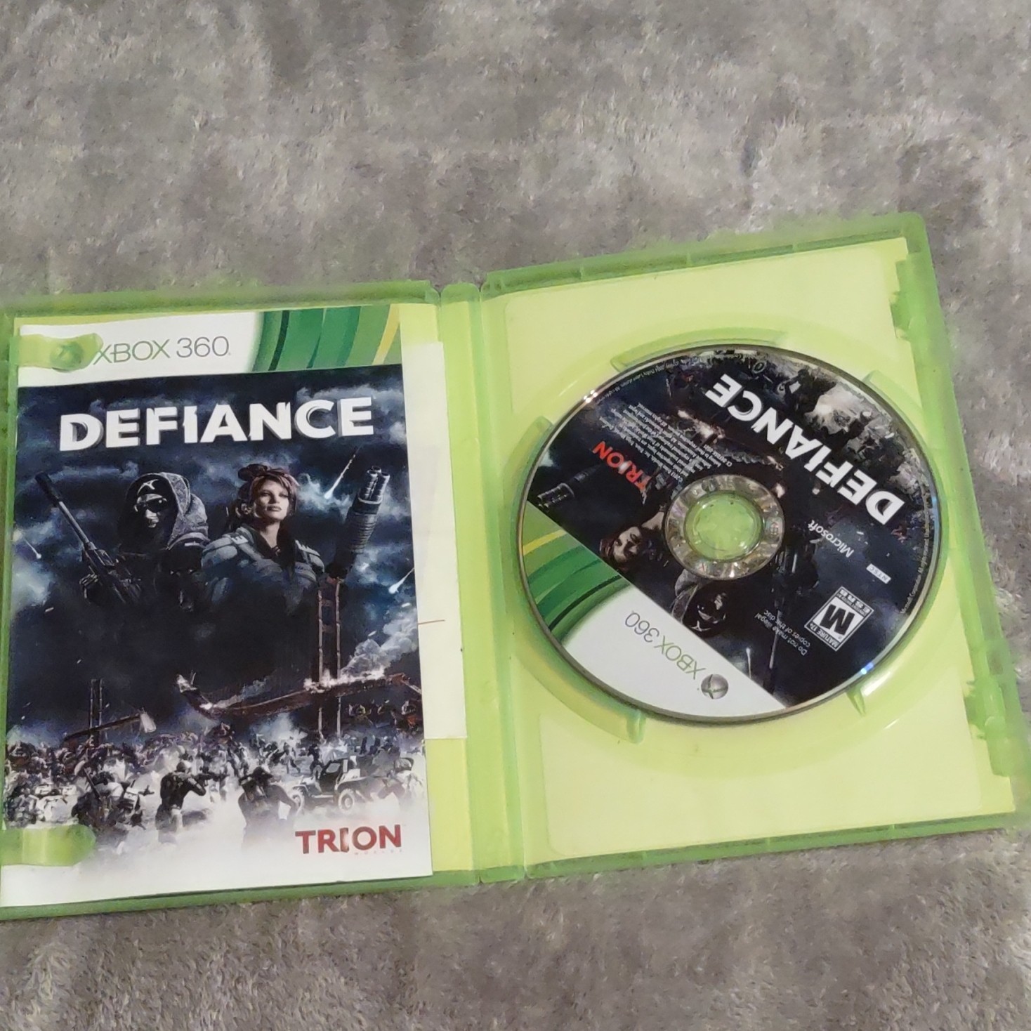 Trion Worlds Defiance Xbox 360 2013 Shooter M Manual Online Multiplayer