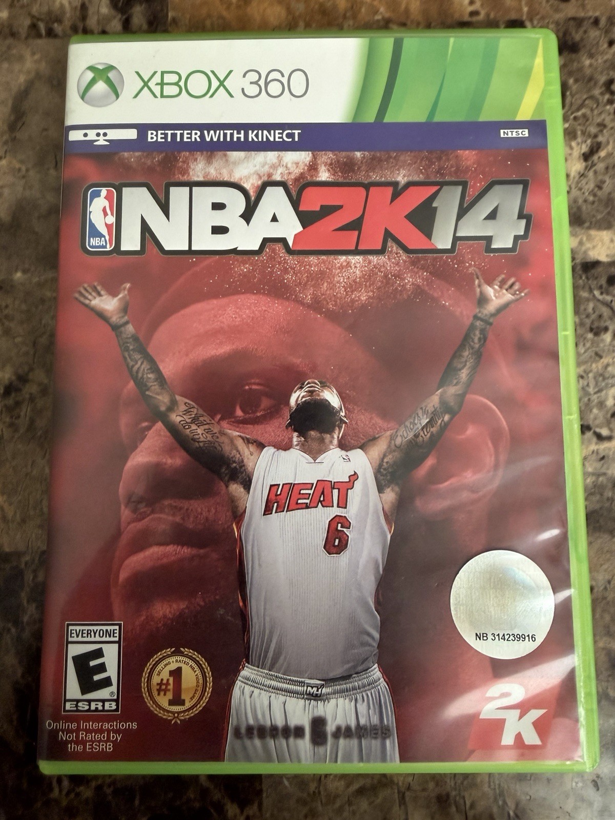 2K NBA 2K14 Microsoft Xbox 360 E Rated NTSC-U/C 2013 Better With Kinect