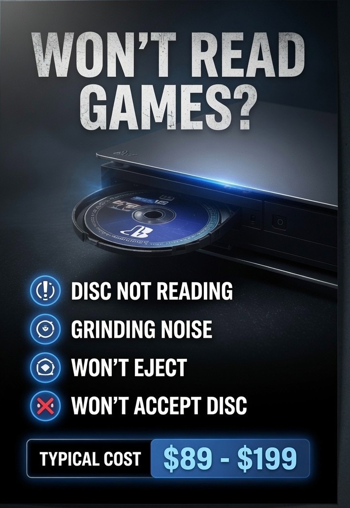Modern Game Console Mail-In Repair Service / Xbox • PlayStation • Nintendo