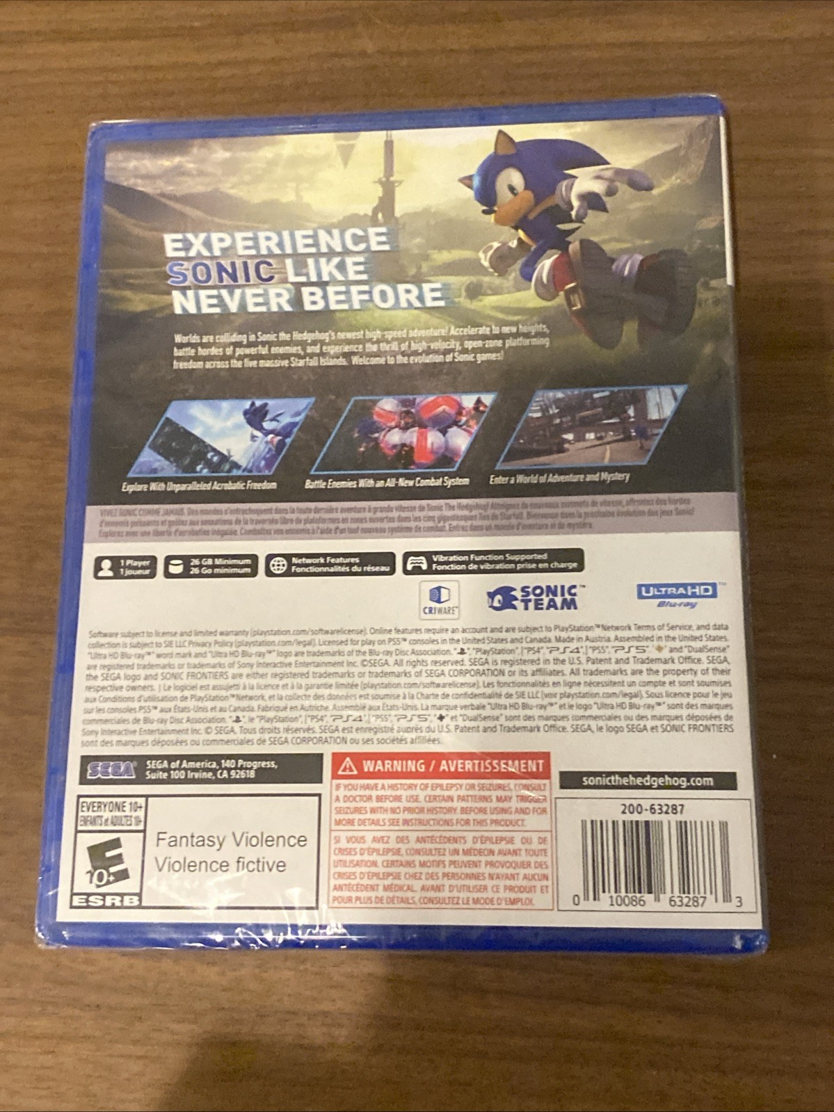 Sonic Frontiers – Sony PlayStation 5 New/Sealed