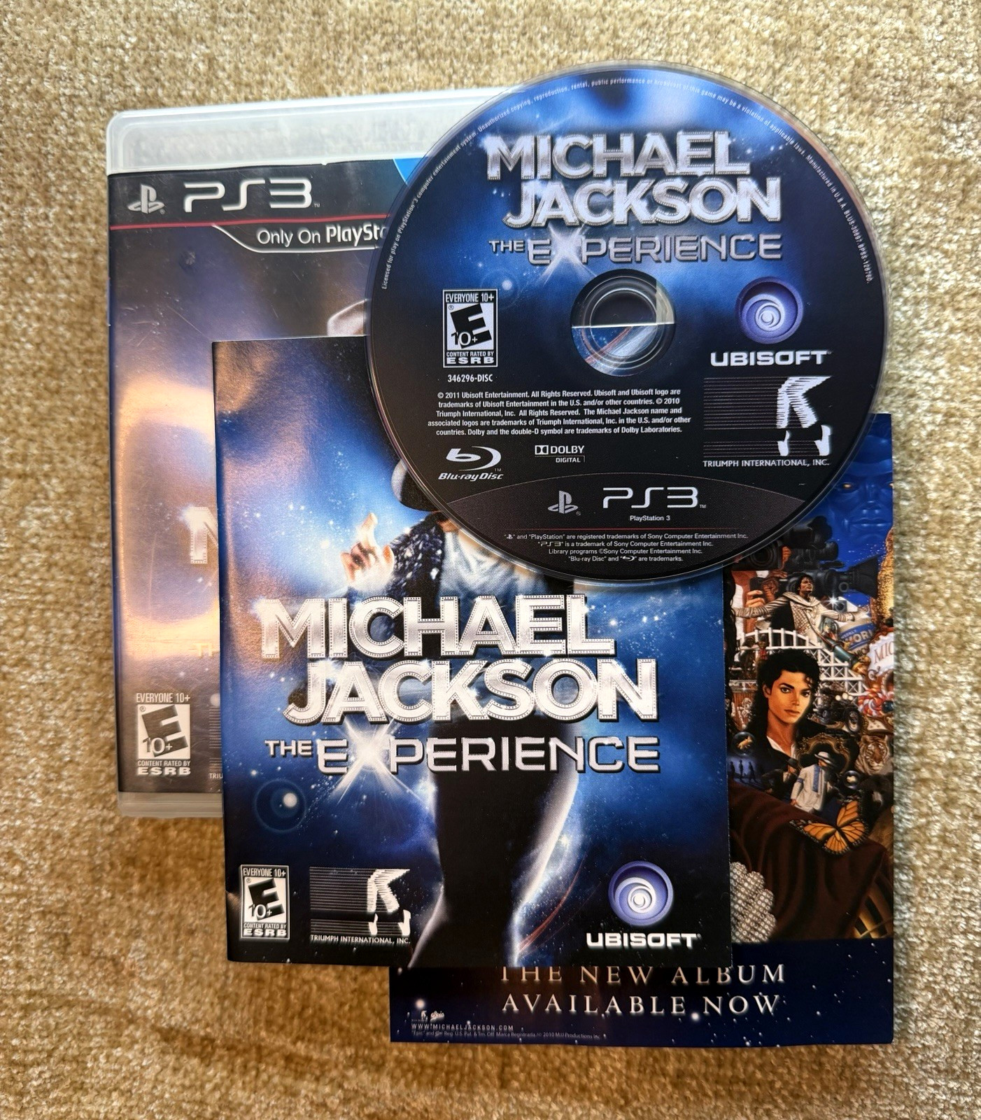 PlayStation 3 Michael Jackson: The Experience PS-Move Game ! CIB & Tested ! PS3