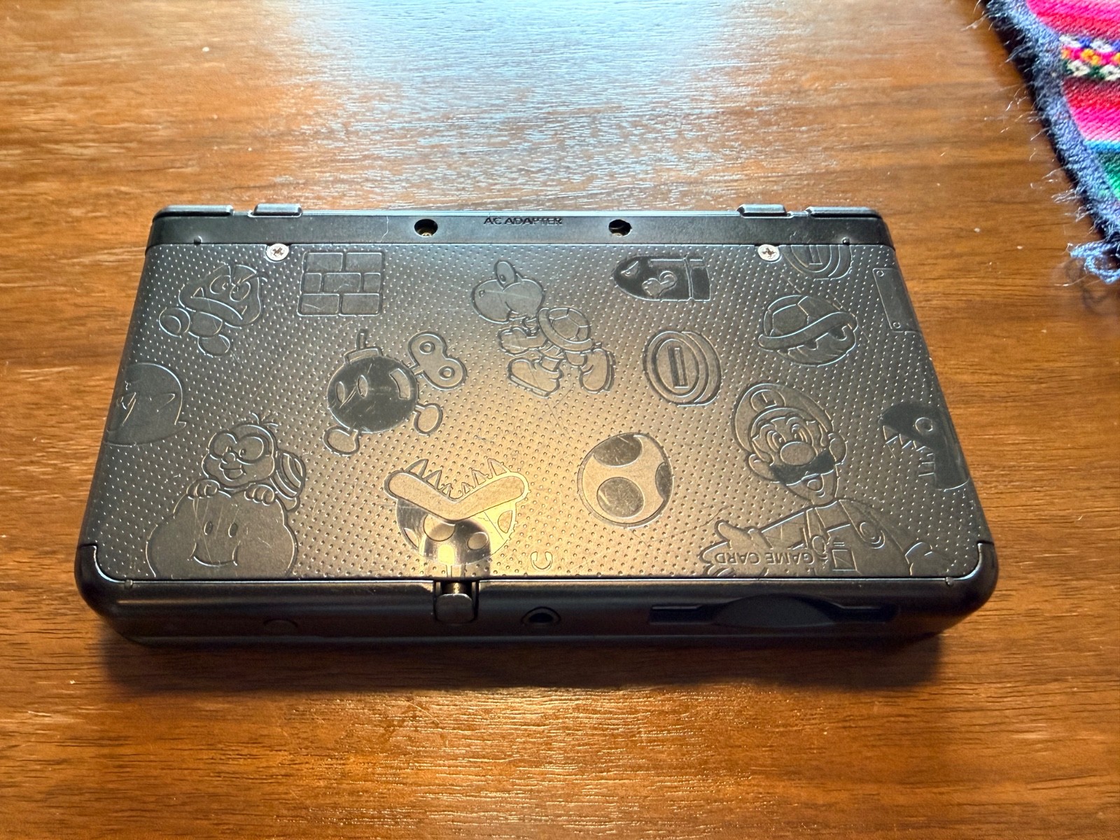 FOR PARTS OR REPAIR – READ – New Nintendo 3DS “Black Friday” Mario Edition