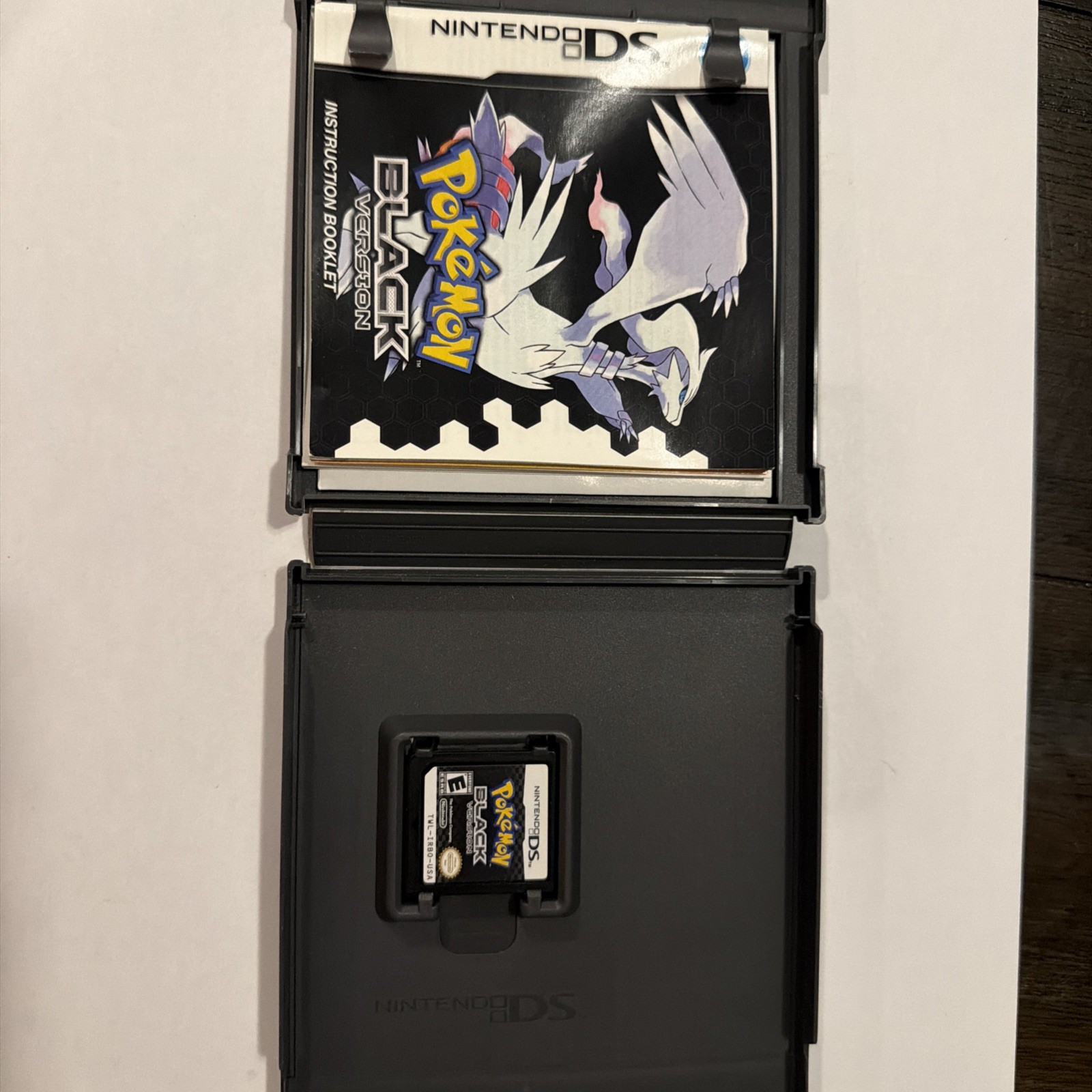 Pokemon Black Version 1 [Nintendo DS – Authentic] Game Case & Manual used